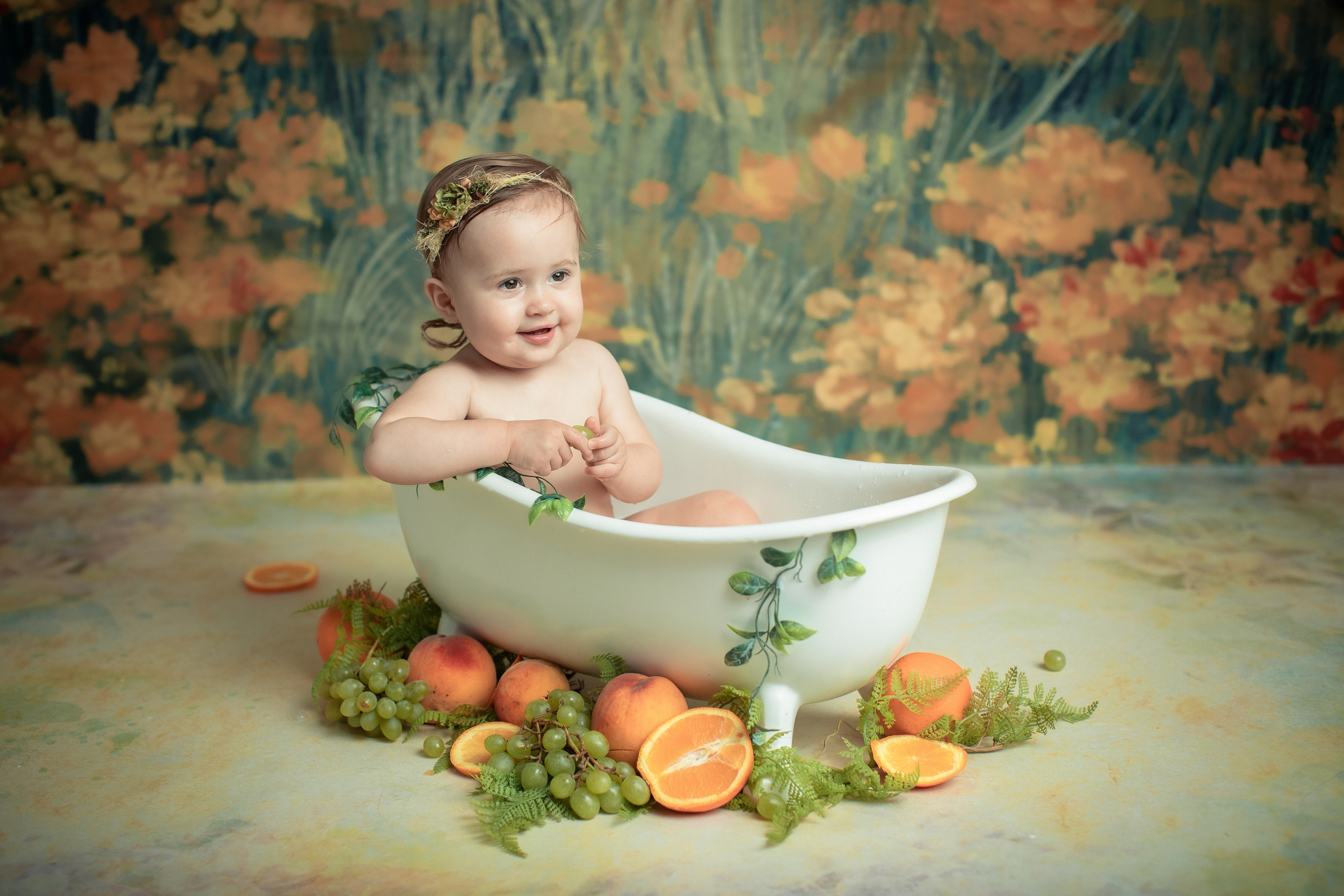 Молочные ванночки (доплата 1000 руб). Фотограф новорождённых и детей до года на КМВ