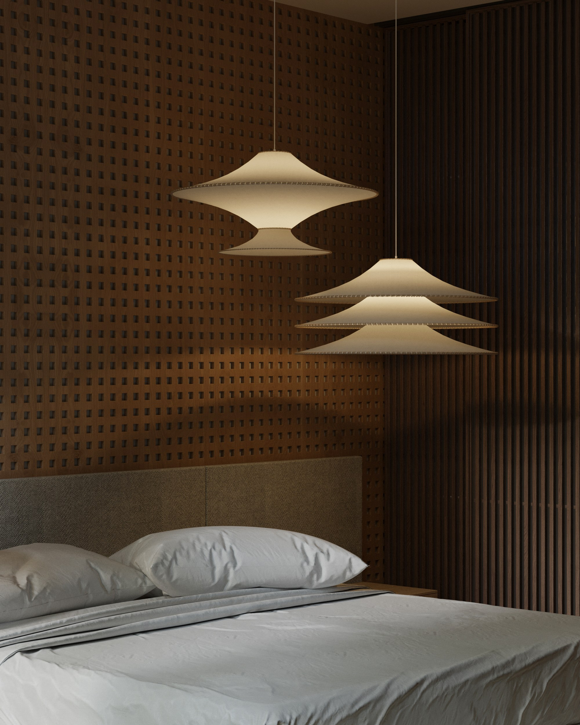 Bedroom Japandi. 3d визуализация интерьеров в Калининграде Раскопа Александра