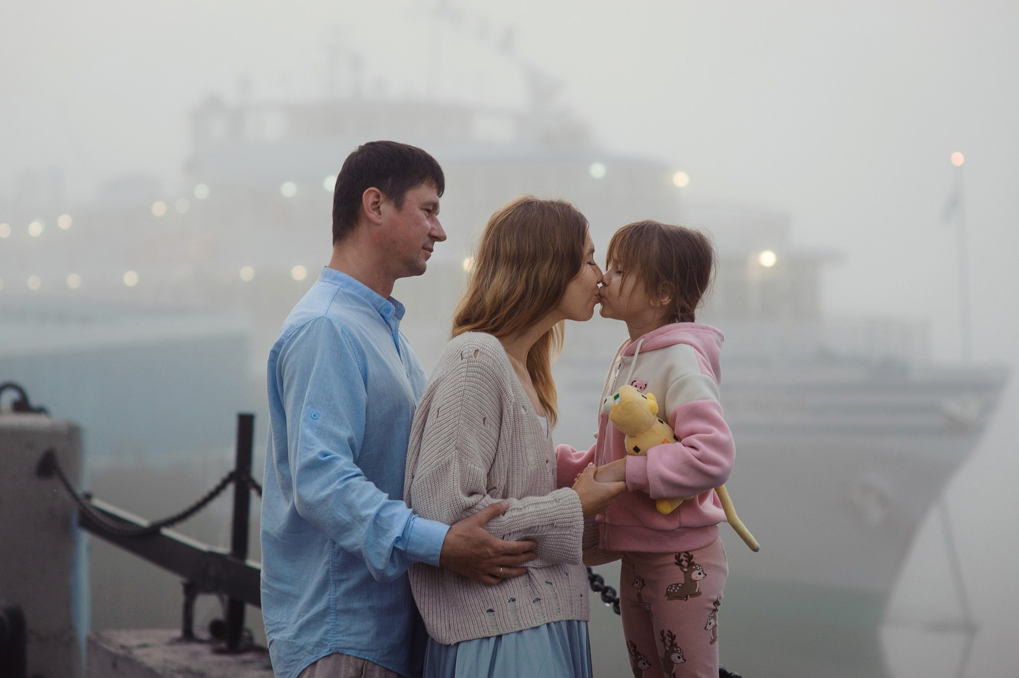 Туманный рассвет над Енисеем. Семейный и женский фотограф Красноярск Екатерина Пусенкова