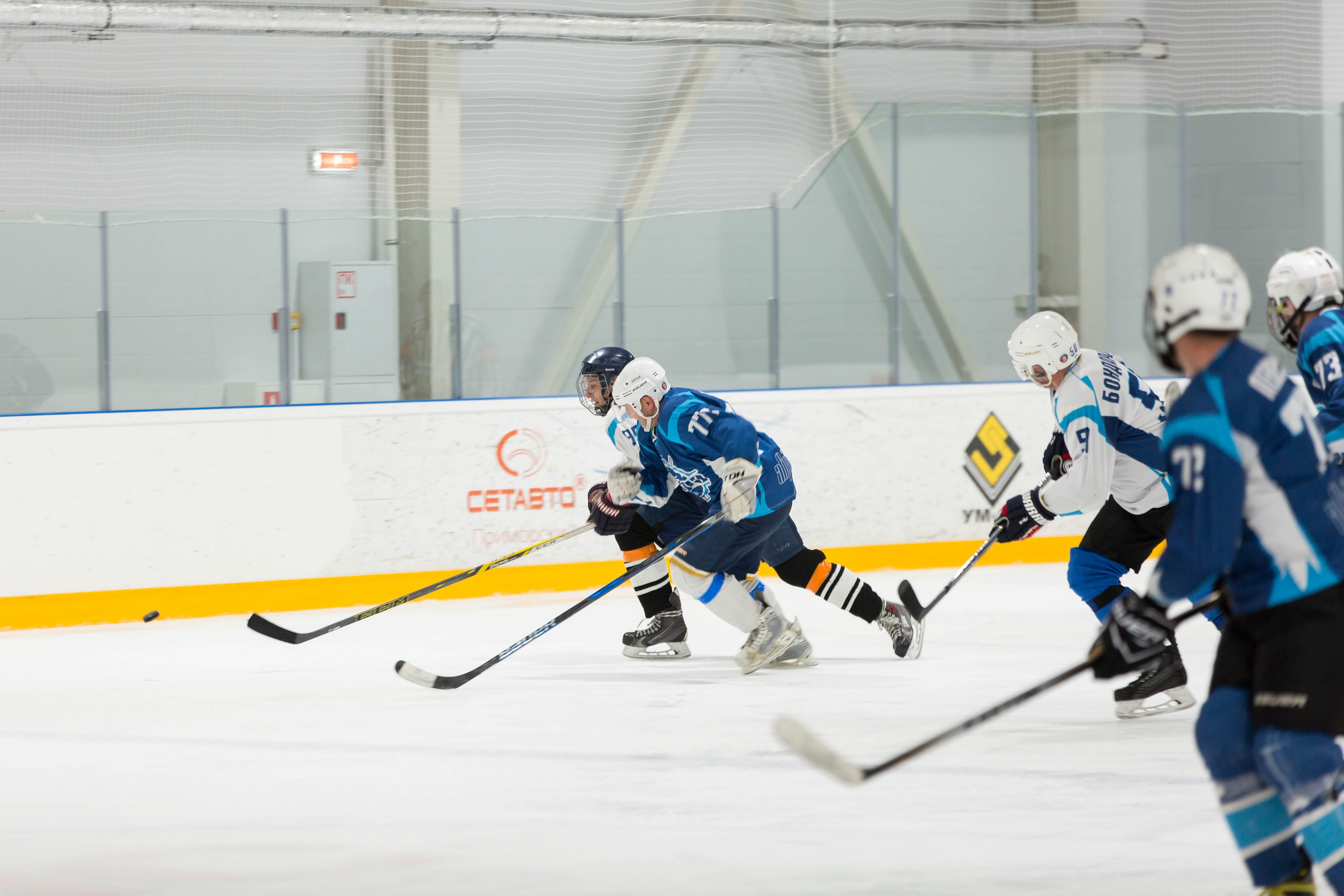 Хоккей для НПО «Аврора». Снимаю съемки