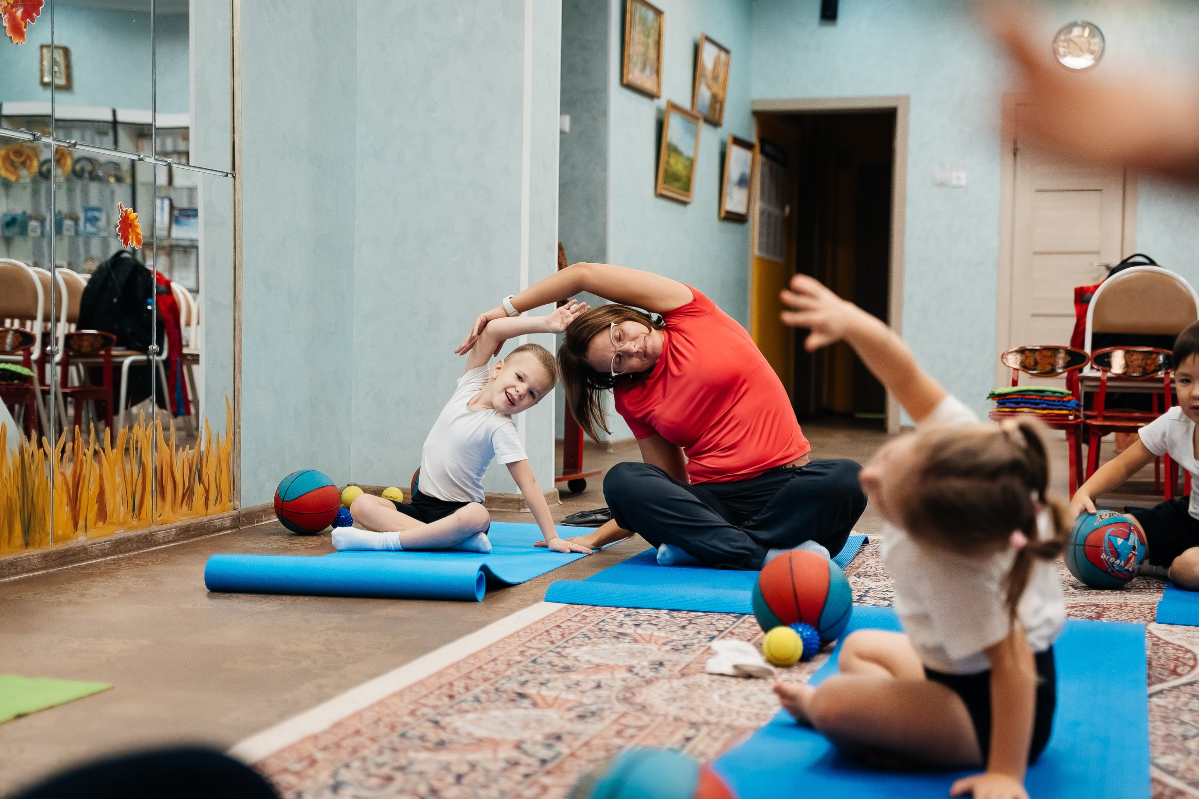 Урок по пилатесу. Семейный и свадебный фотограф в Москве Леванова Александра