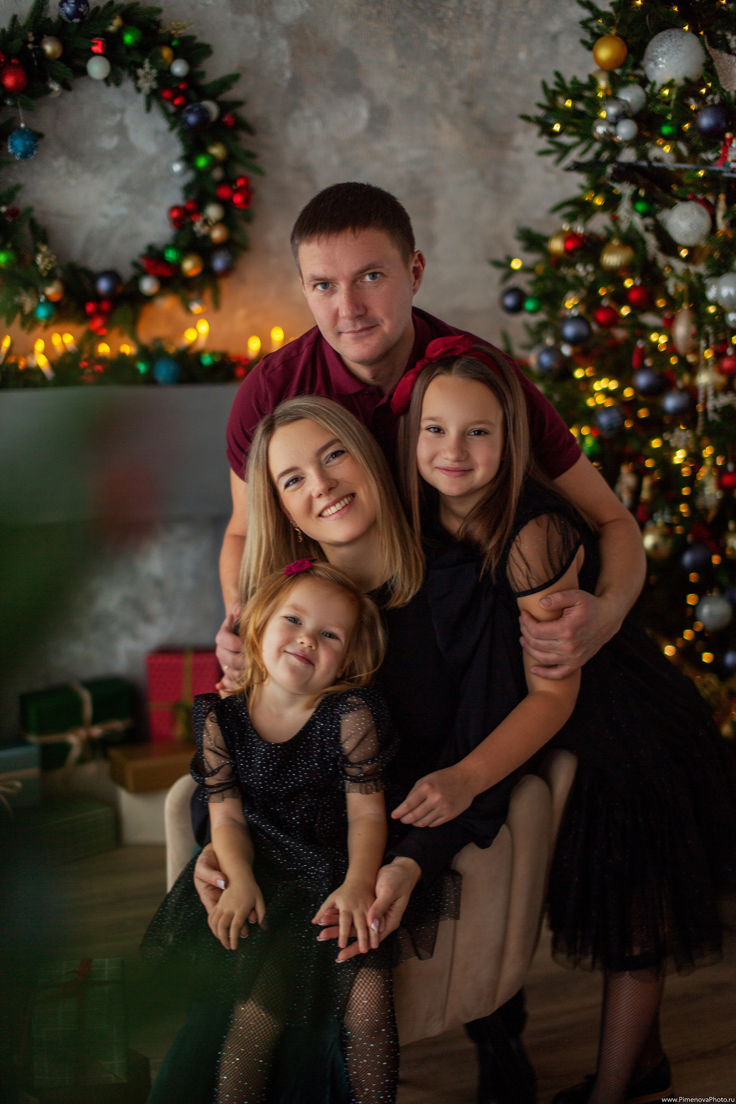 Новогодняя сказка Вари и Маруси, 2024. Семейный и детский фотограф в Петрозаводске