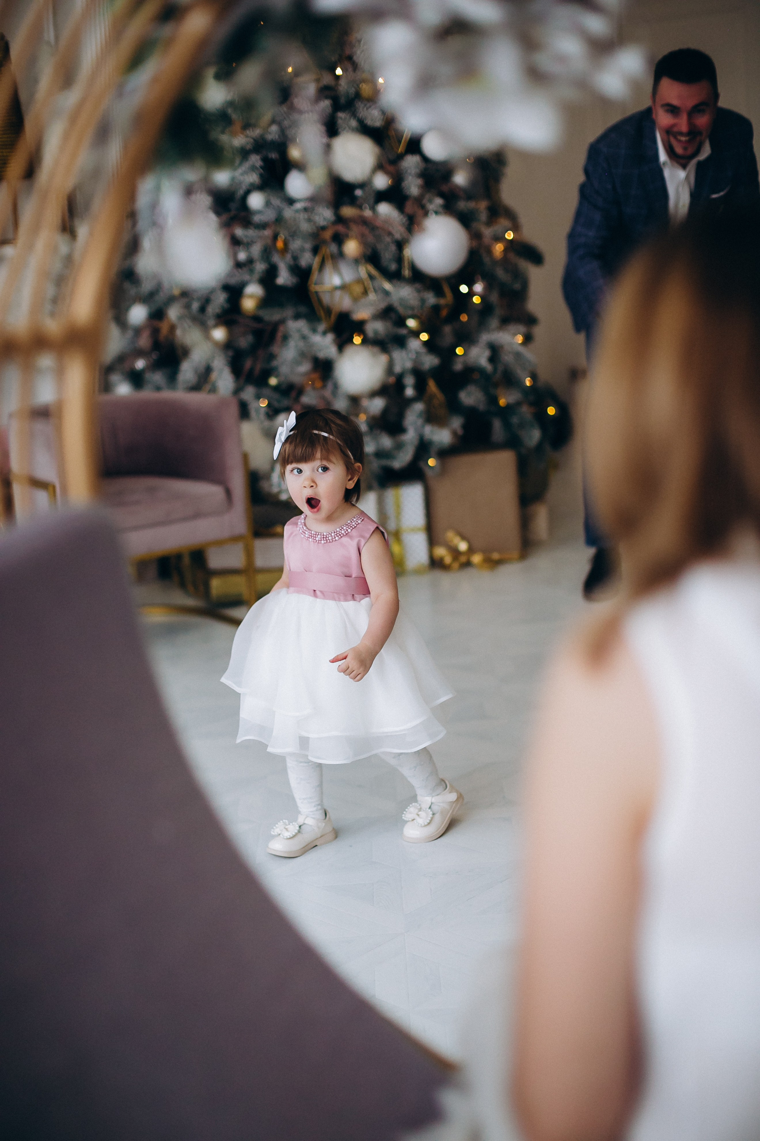 Новогодняя фотосессия в студии. Семейный, детский и школьный фотограф в Москве Рудницкая Анна