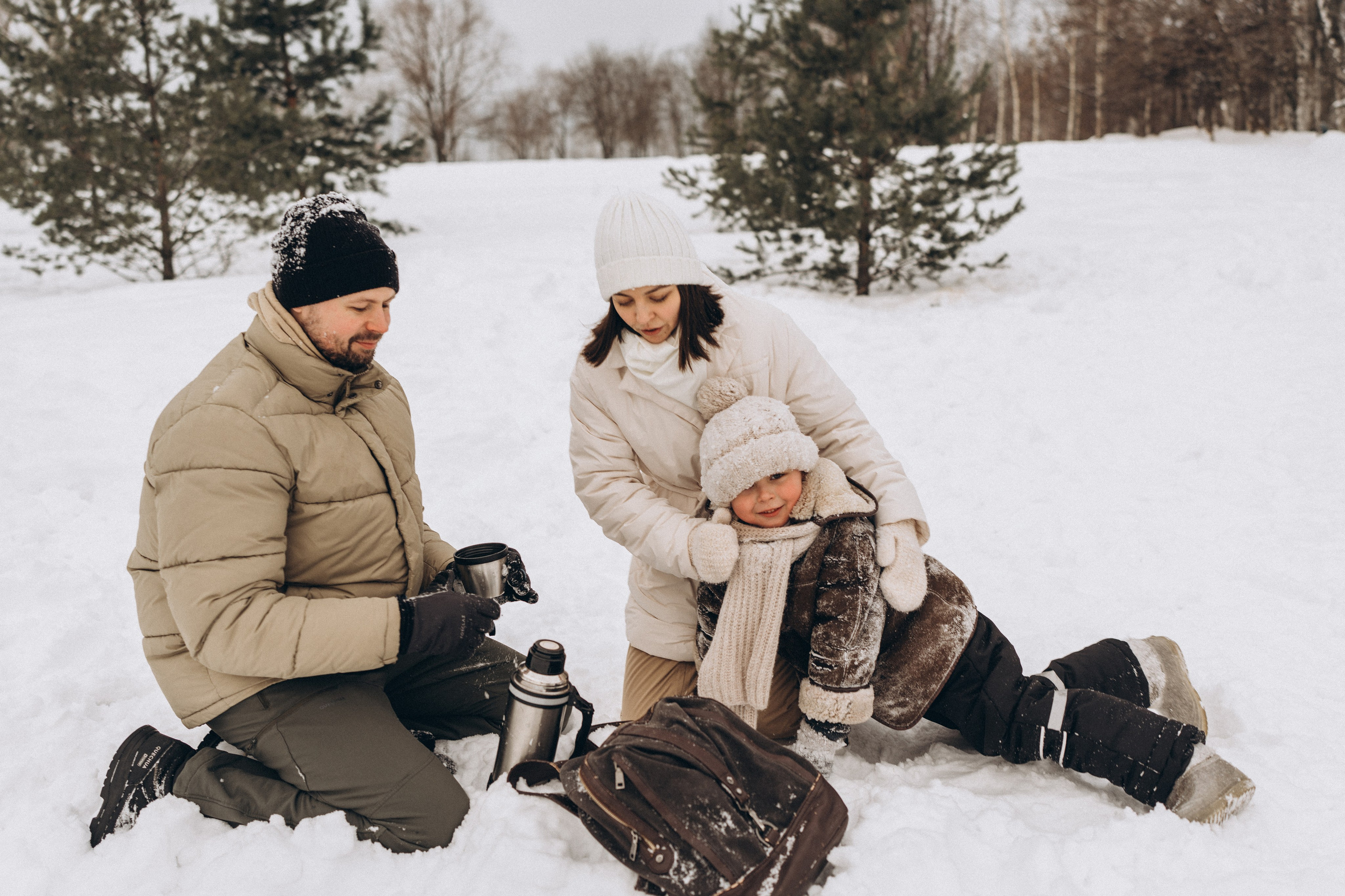 Зимняя семейная фотосессия. Детский, семейный и ньюборн фотограф в Москве Юлия Шуарт
