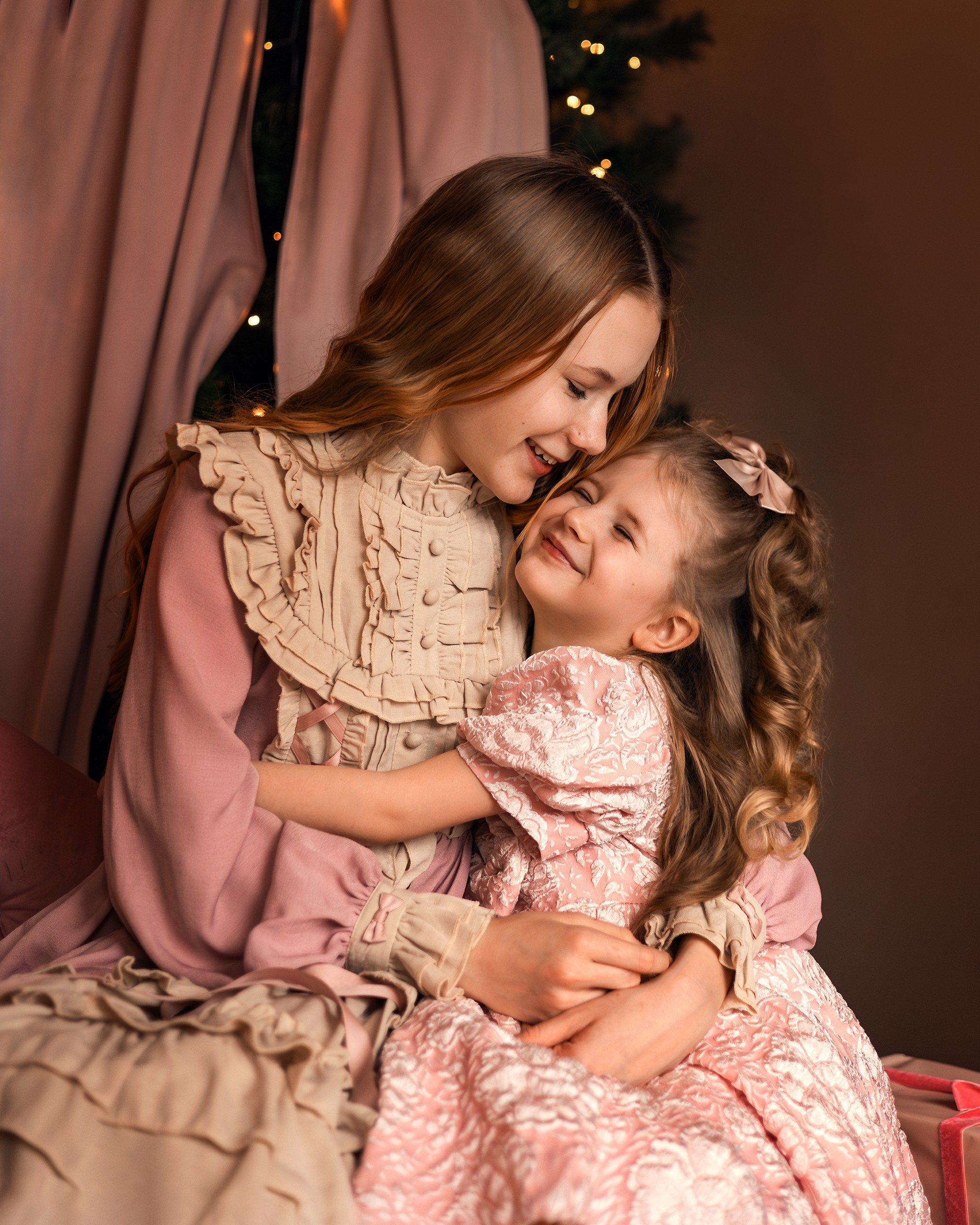 Новогодняя семейная съемка. Детский и семейный фотограф Елена Михайлова в Москве