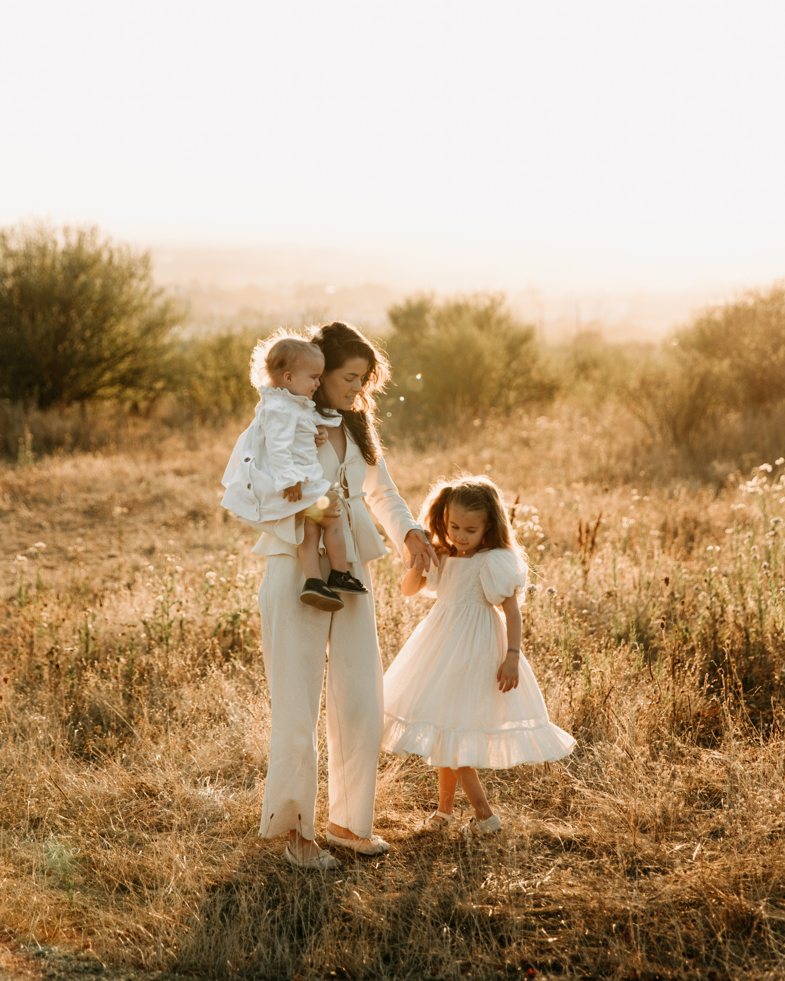 Ксюша и Кирилл с малышками. Портфолио