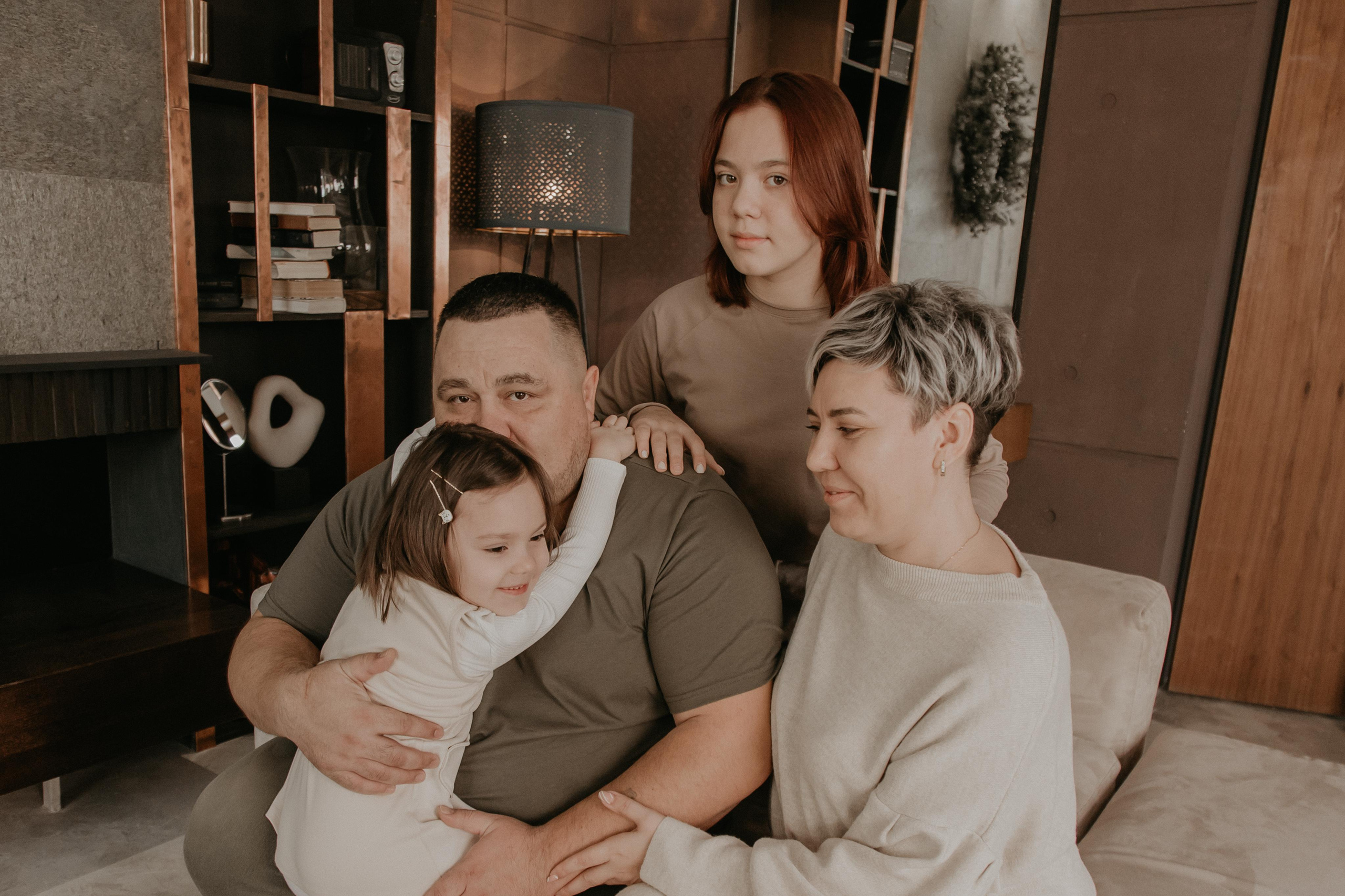 Большая семья. Фотограф Авилова Дарья ● Тюмень● Съемка больших семей ●Архив поколений