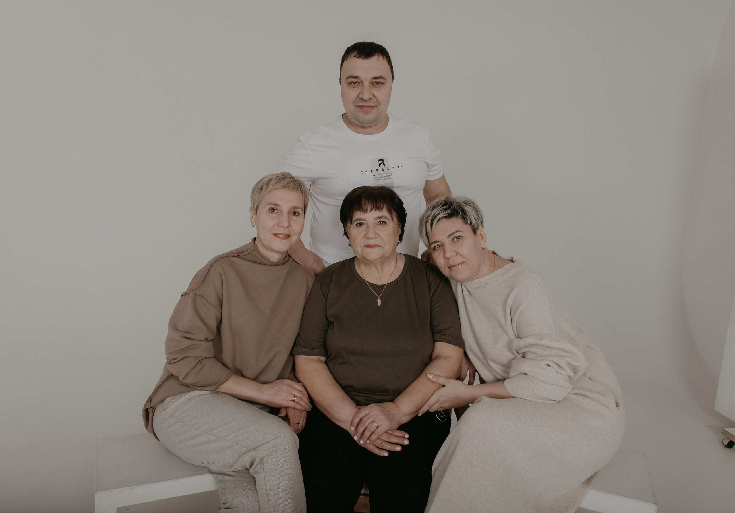 Большая семья. Фотограф Авилова Дарья ● Тюмень● Съемка больших семей ●Архив поколений