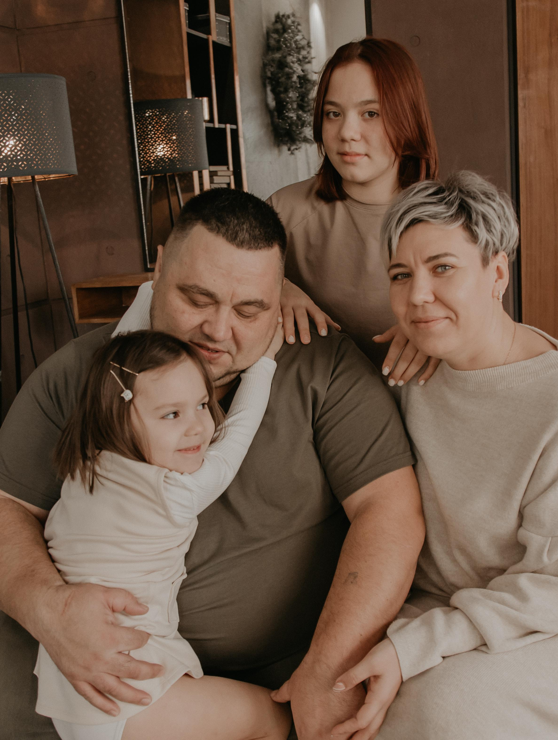 Большая семья. Фотограф Авилова Дарья ● Тюмень● Съемка больших семей ●Архив поколений