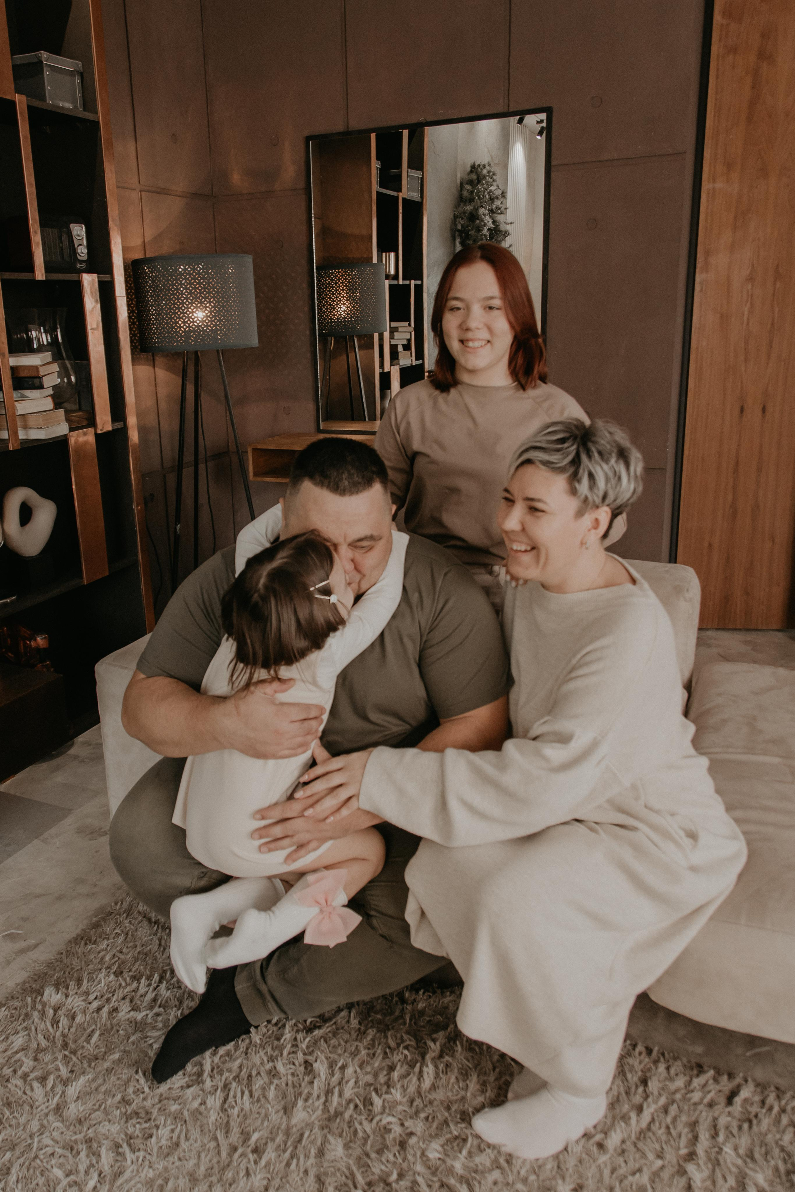 Большая семья. Фотограф Авилова Дарья ● Тюмень● Съемка больших семей ●Архив поколений