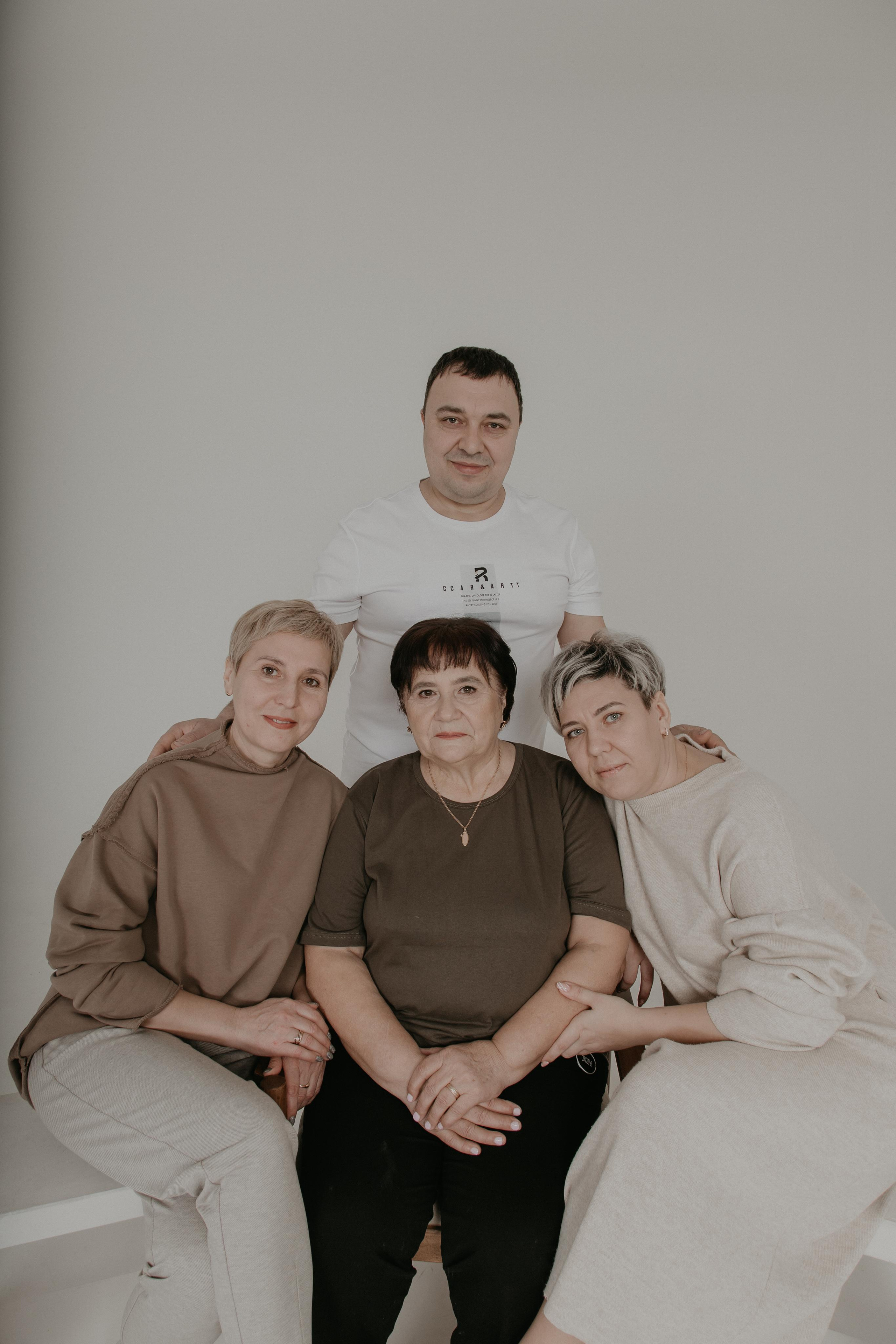 Большая семья. Фотограф Авилова Дарья ● Тюмень● Съемка больших семей ●Архив поколений