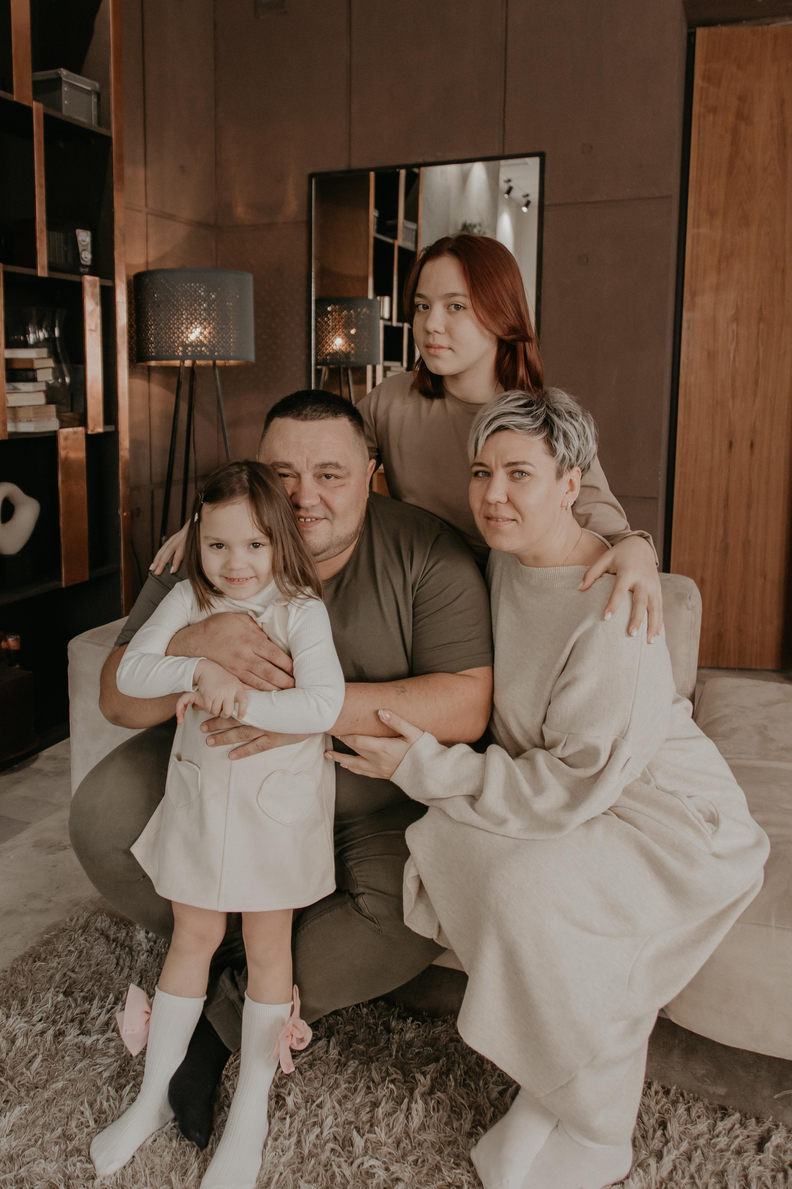 Большая семья. Фотограф Авилова Дарья ● Тюмень● Съемка больших семей ●Архив поколений