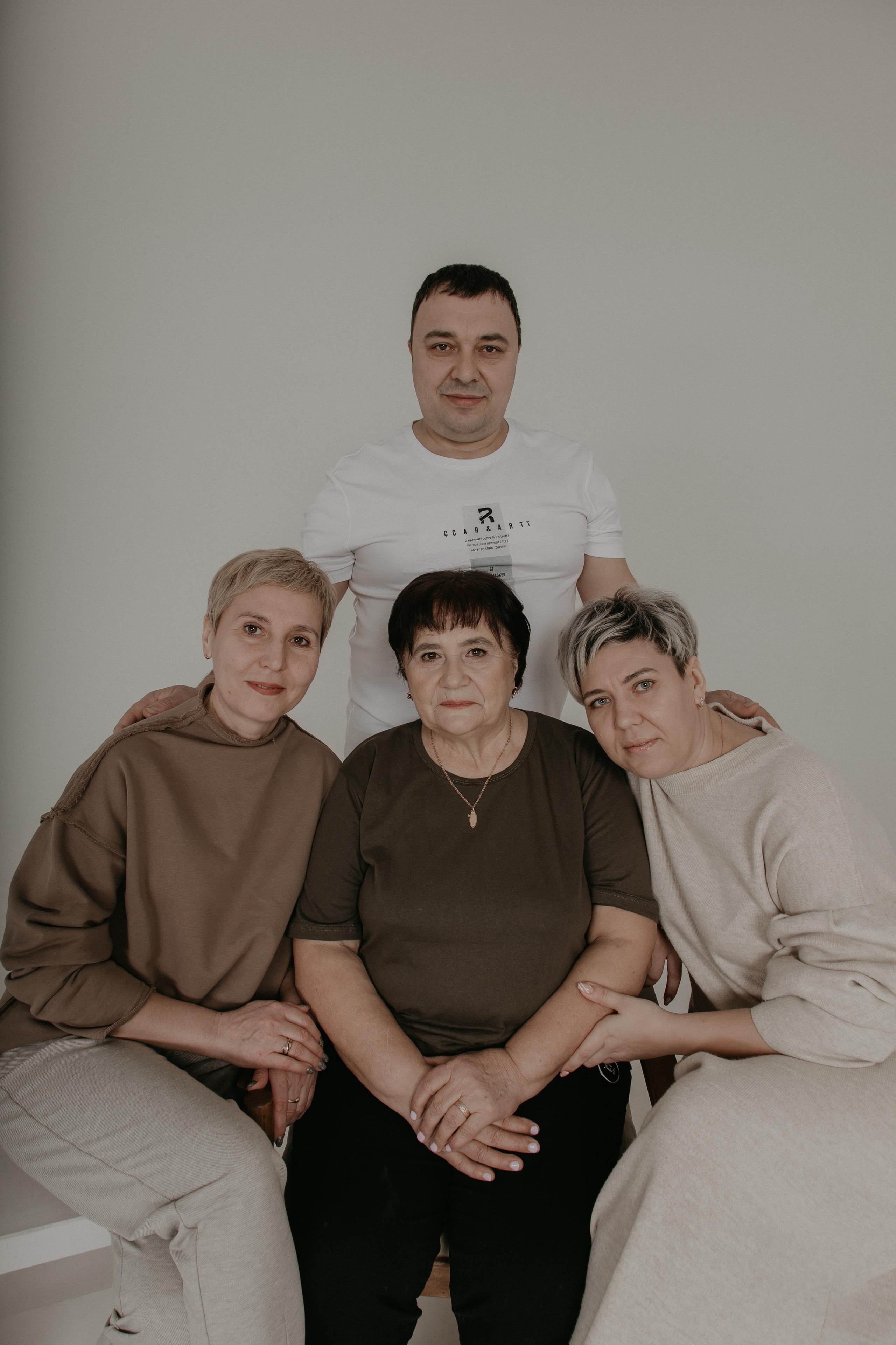 Большая семья. Фотограф Авилова Дарья ● Тюмень● Съемка больших семей ●Архив поколений