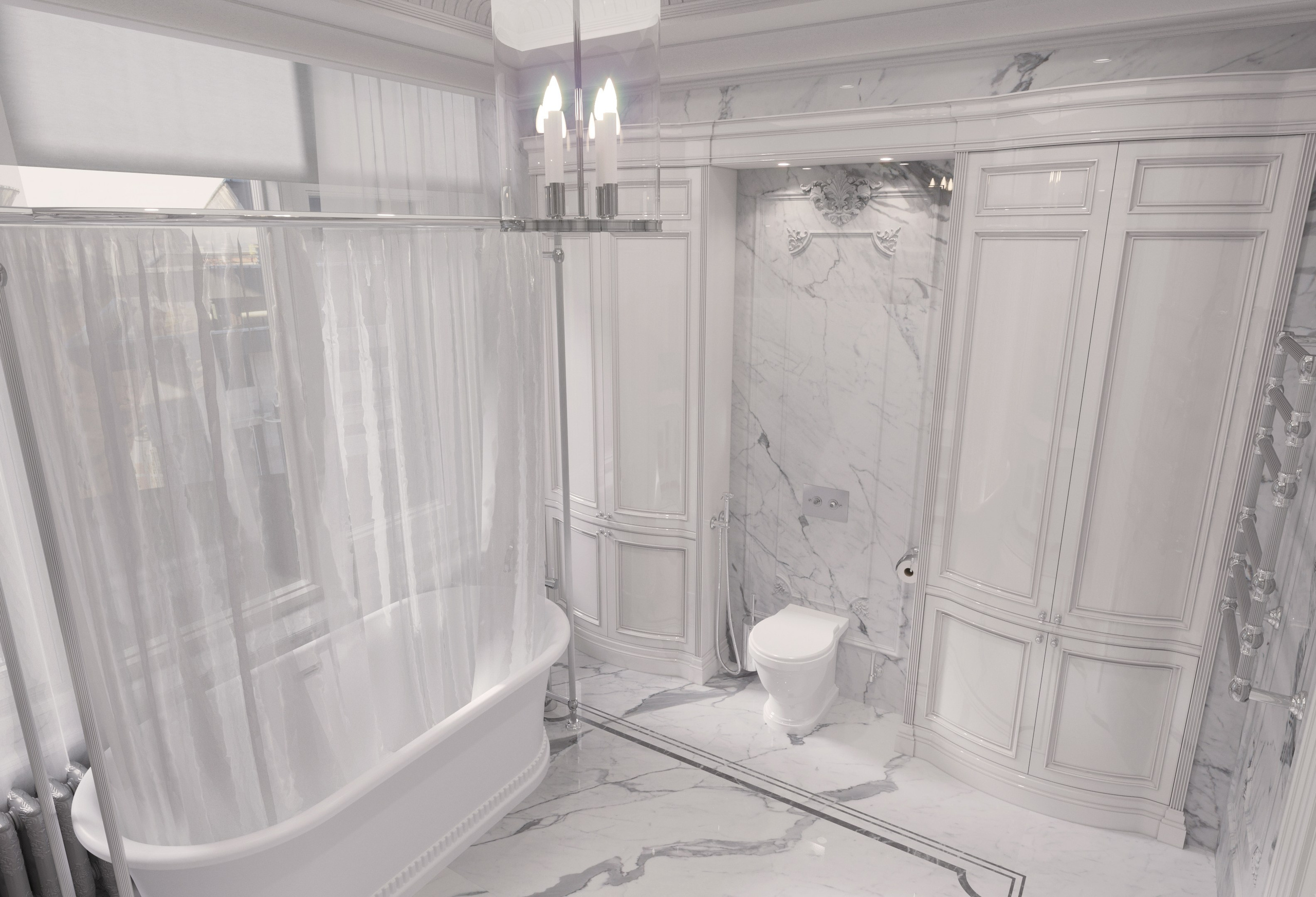 Шкафы в ванную. Студия дизайна интерьера RISE DESIGN STUDIO