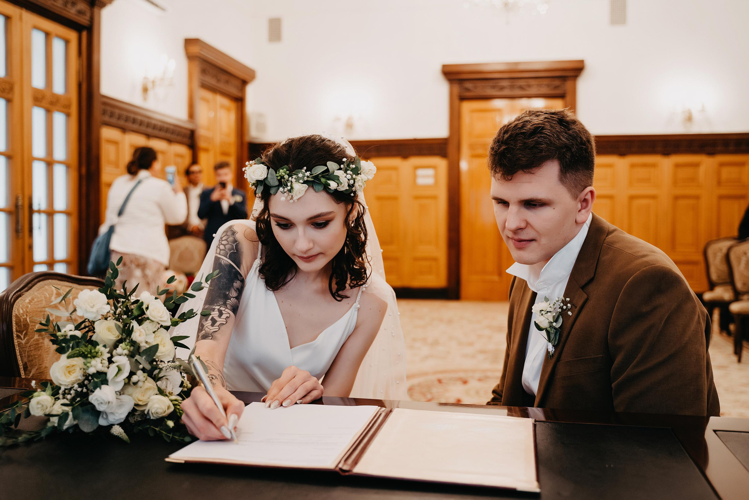 Никита и Мария Грибоедовский ЗАГС. Свадебный фотограф