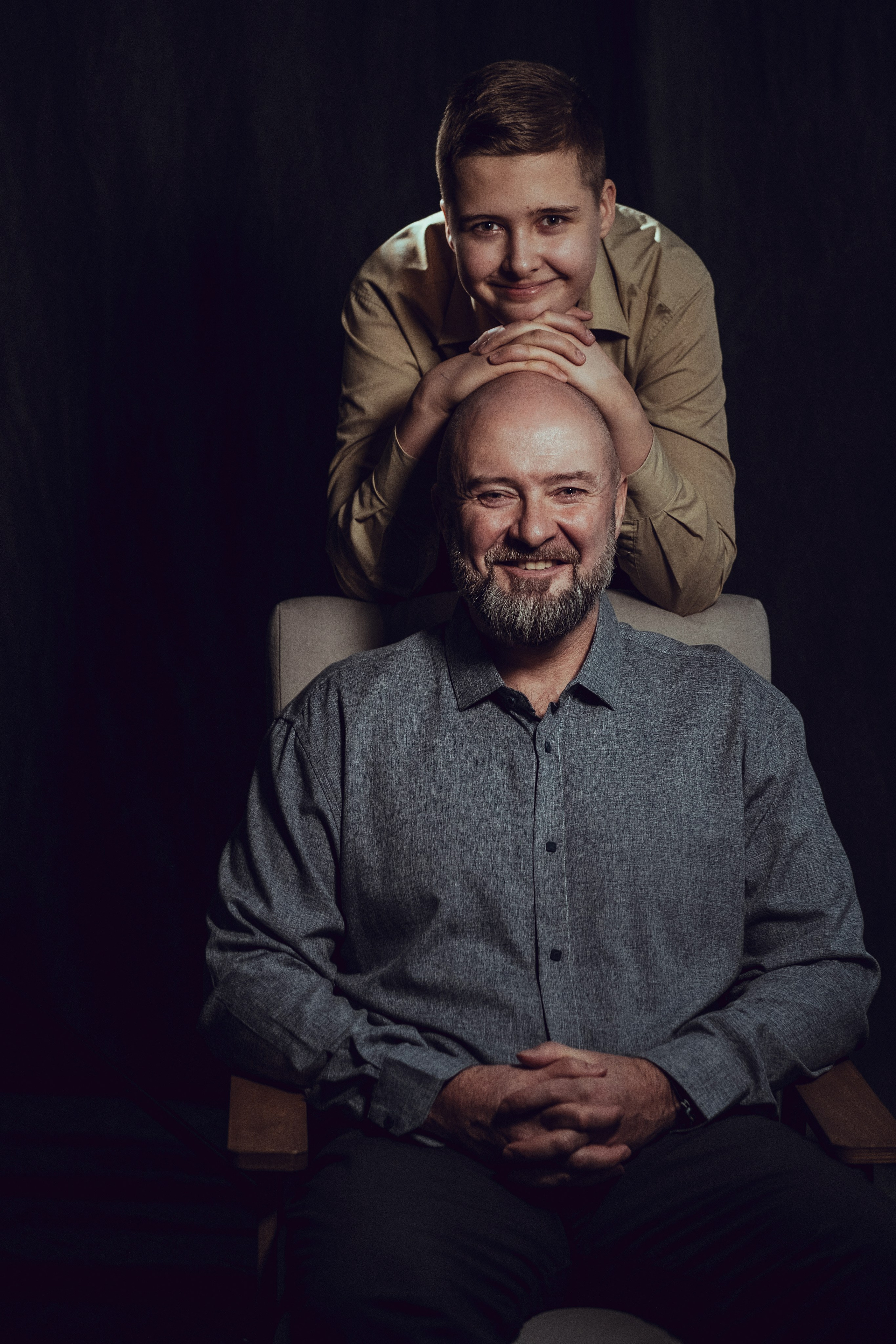 Отец и сын. Портретный фотограф в Новосибирске