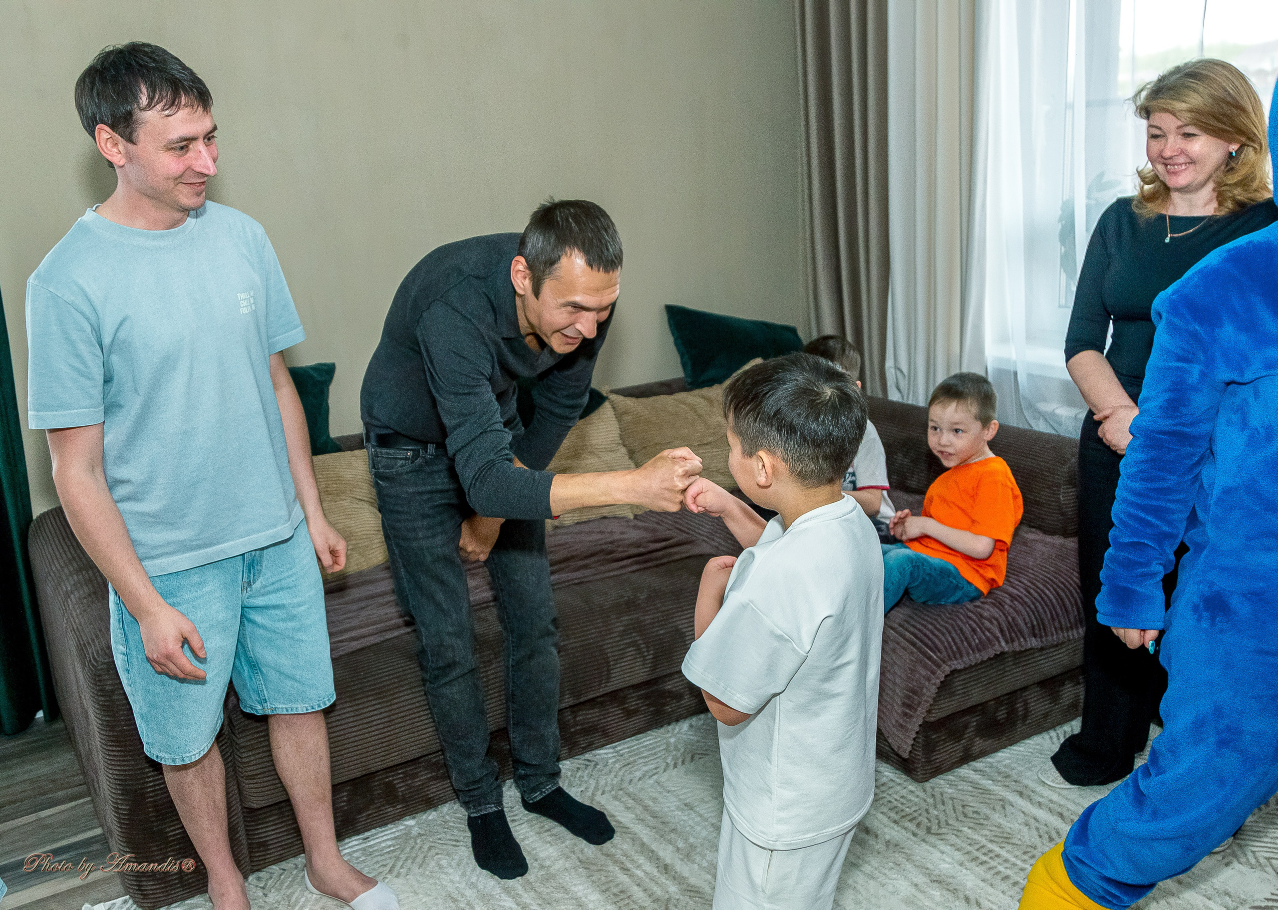 День рождения Лёвы (6 лет). Репортажная съемка в Москве и области. Анималистика