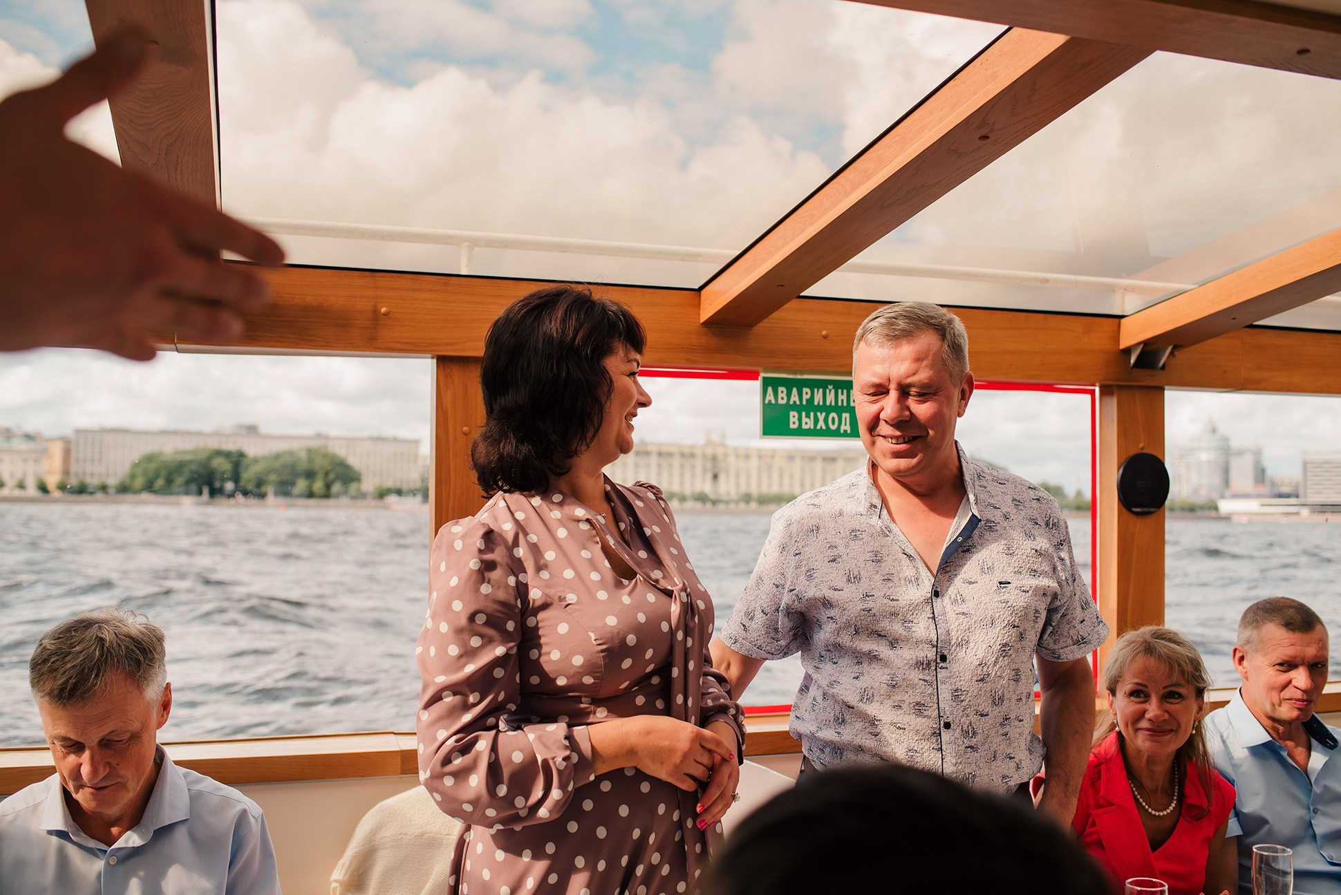 Юля и Андрей. Банкет на воде. Семейный и Свадебный фотограф. Санкт-Петербург. Пушкин