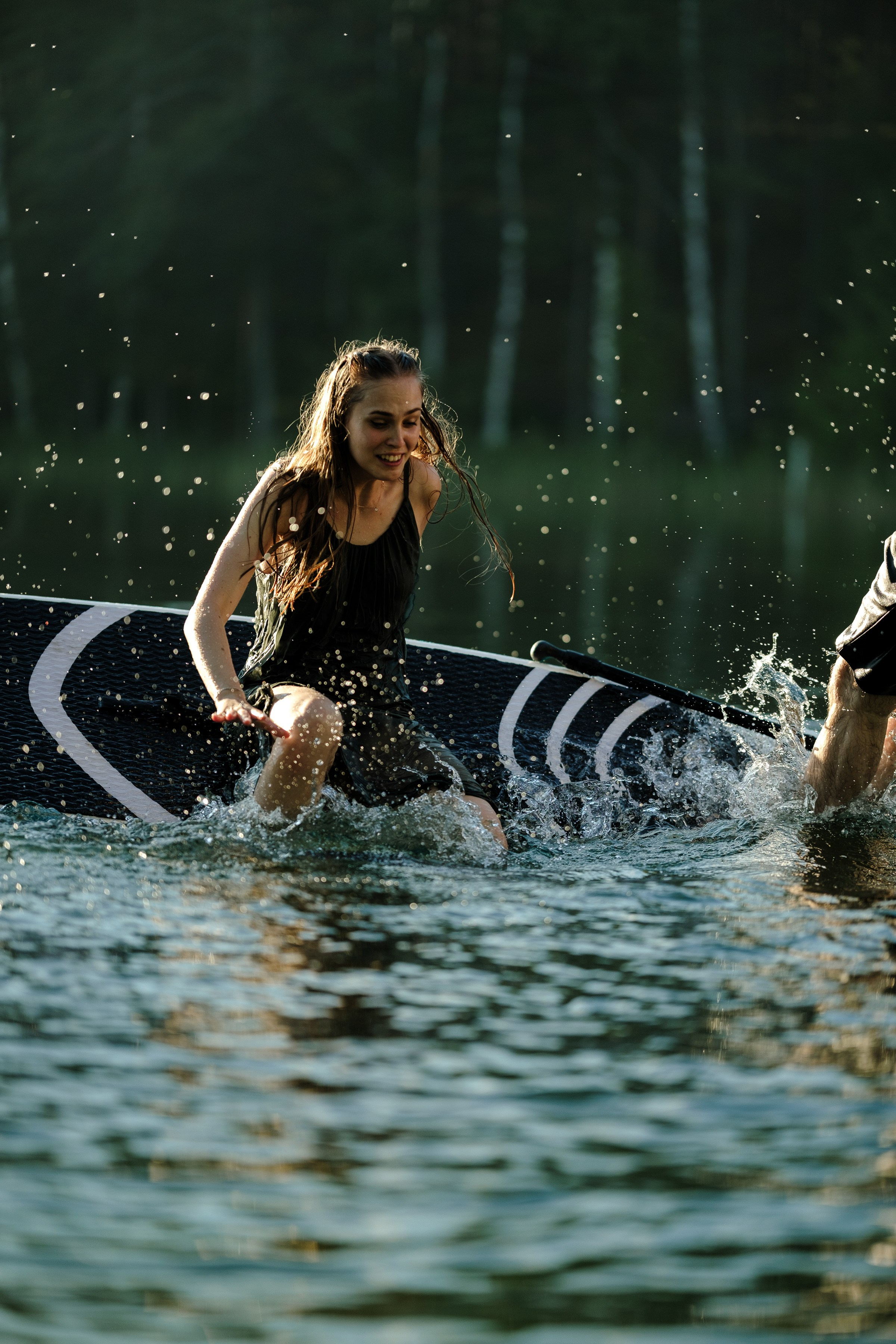 Петя и Лина, на сапах. Интерьерный фотограф и видеограф в Санкт-Петербурге Вадим Балбашевский
