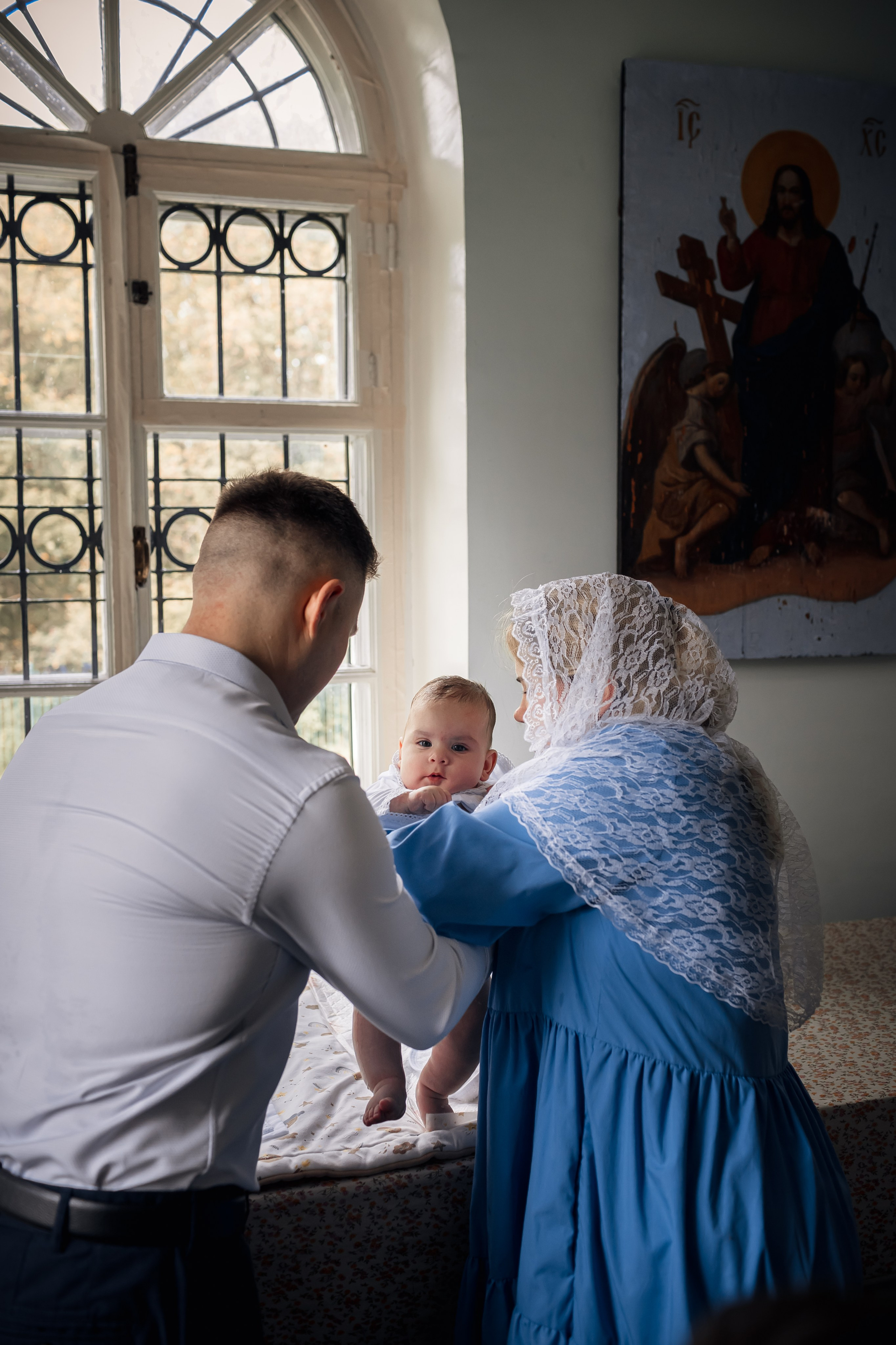 Крещение в Храме Влахернской иконы Божией Матери в Кузьминках. Профессиональный фотограф в Москве и Мо Мария Шантарёва