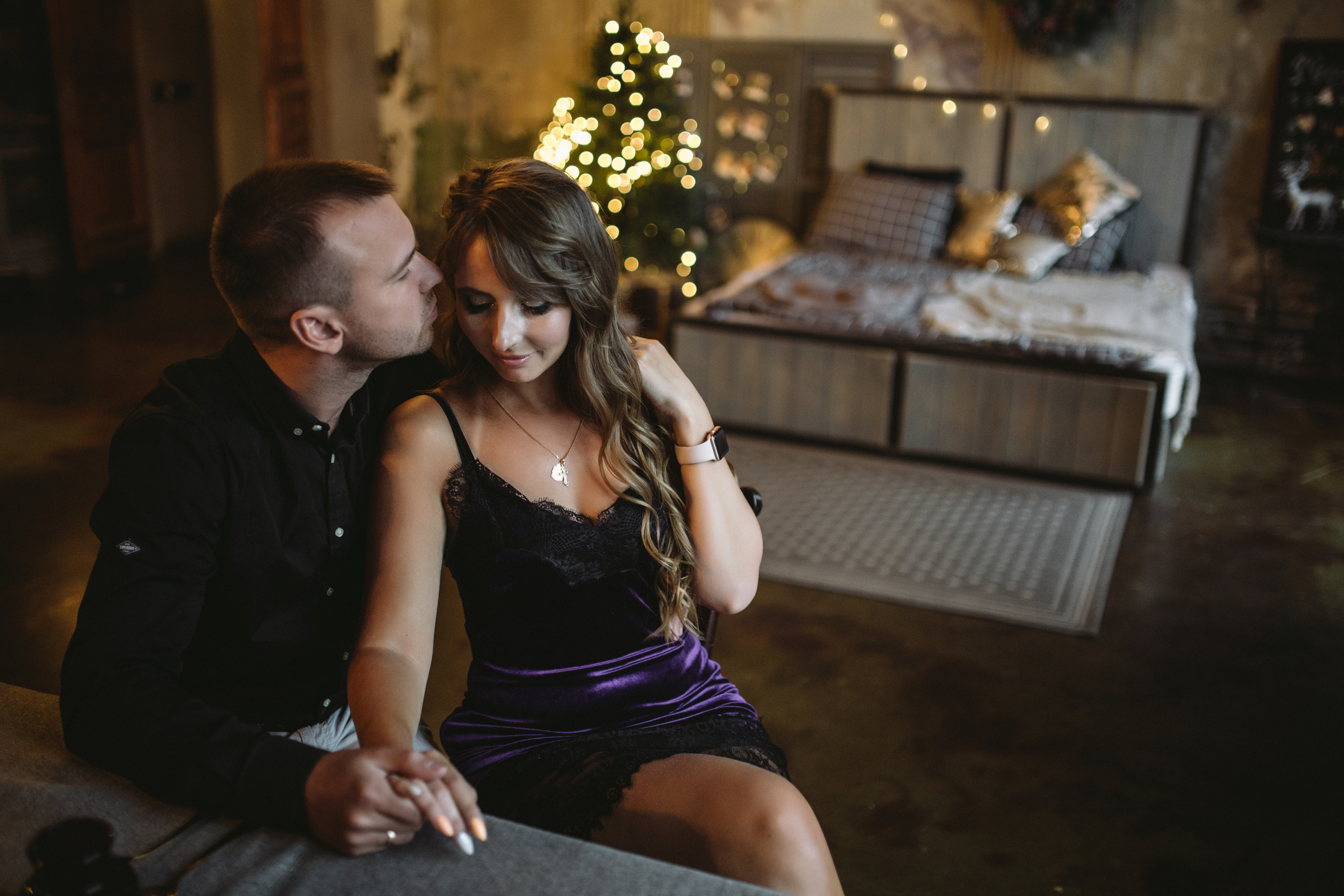 Олеся и Дима в Рождество. Свадебный и семейный фотограф в Санкт-Петербурге Исупова Юлия