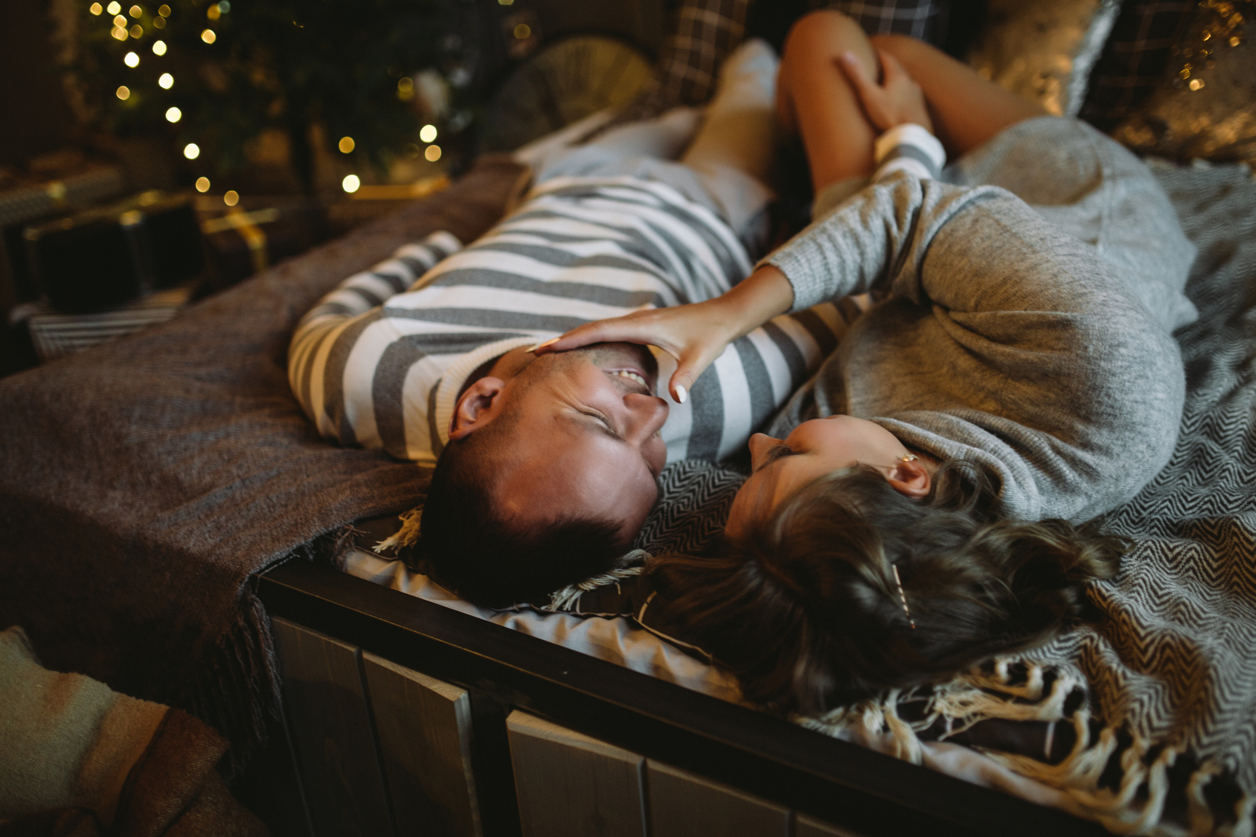 Олеся и Дима в Рождество. Свадебный и семейный фотограф в Санкт-Петербурге Исупова Юлия