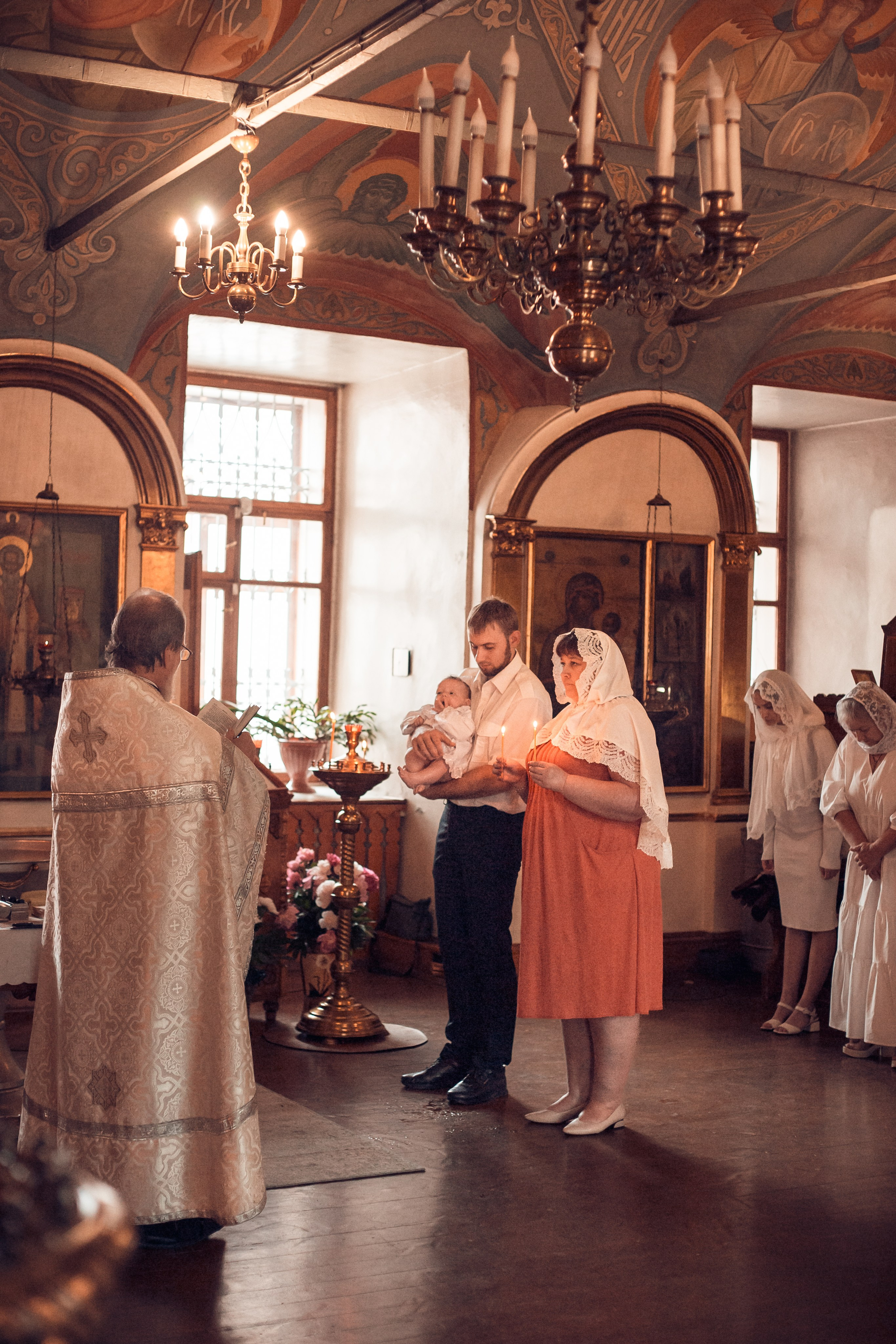 Крещение Артемия в Георгиевской церкви Калуги