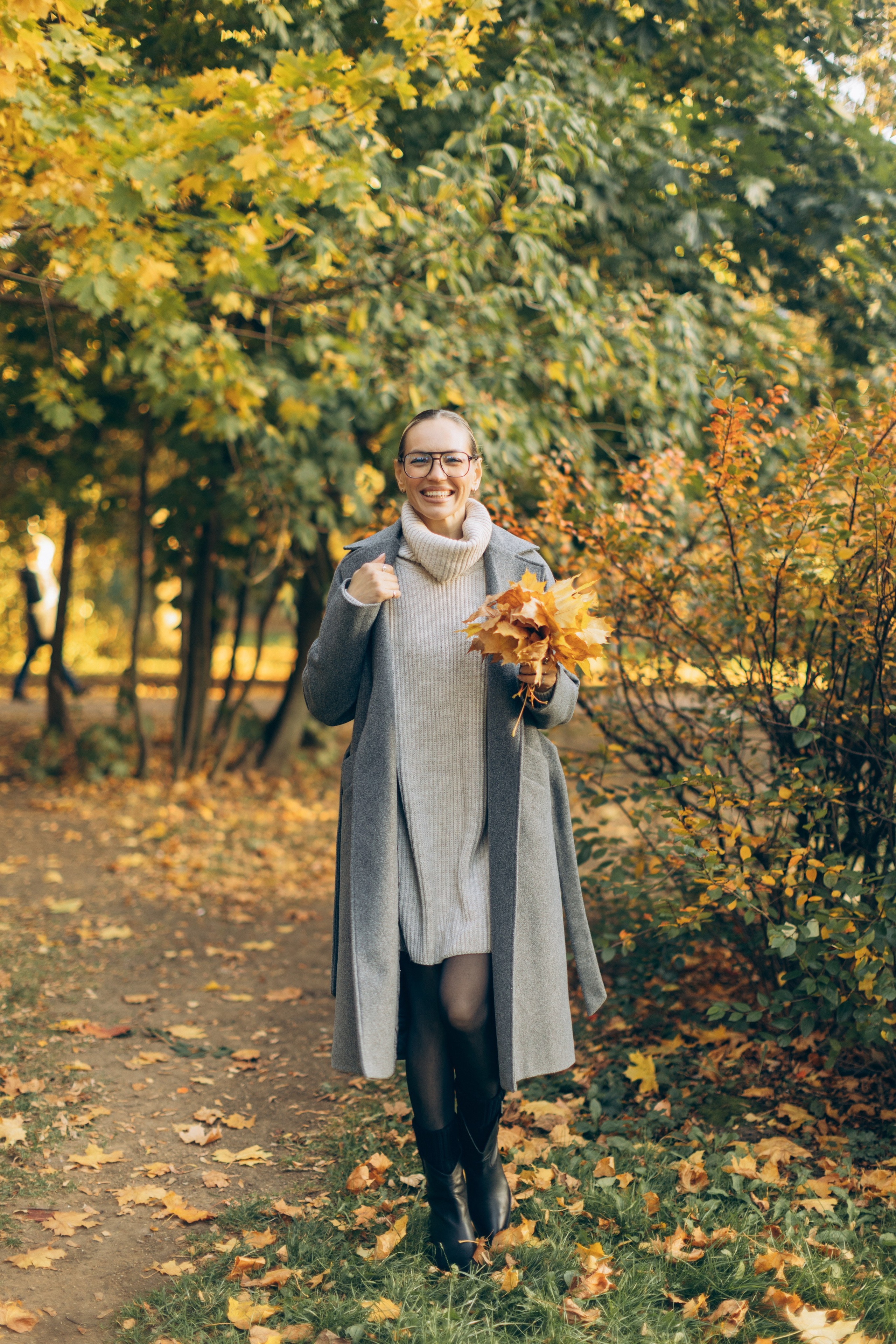 Осень в парке. Свадебный и семейный фотограф Москва и Московская область