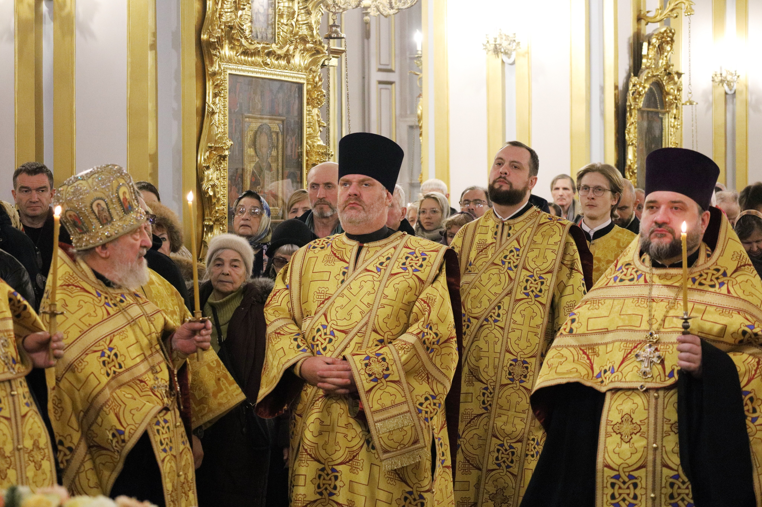 СЛУЖЕНИЕ В КАНУН ДНЯ ПАМЯТИ СВЯТИТЕЛЯ НИКОЛАЯ ЧУДОТВОРЦА. НИКОЛО-БОГОЯВЛЕНСКИЙ МОРСКОЙ СОБОР