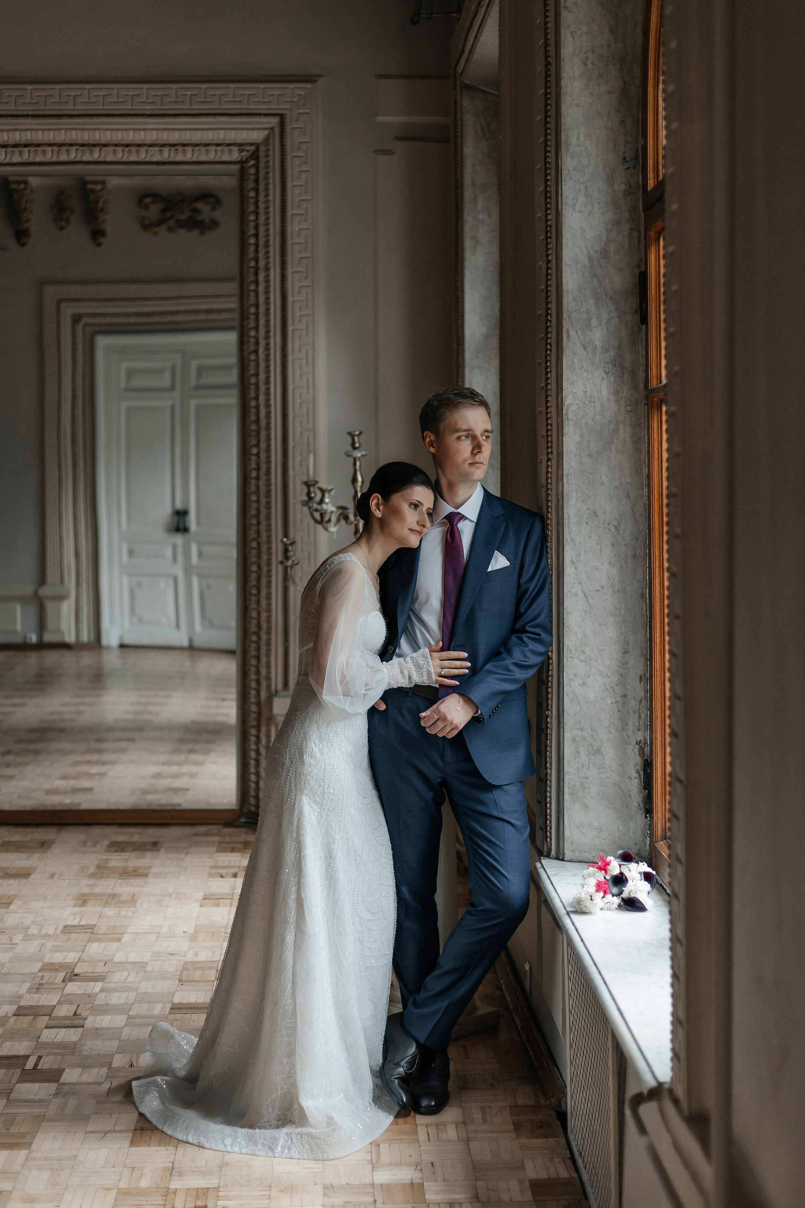 Свадебная фотосессия в усадьбе в Москве