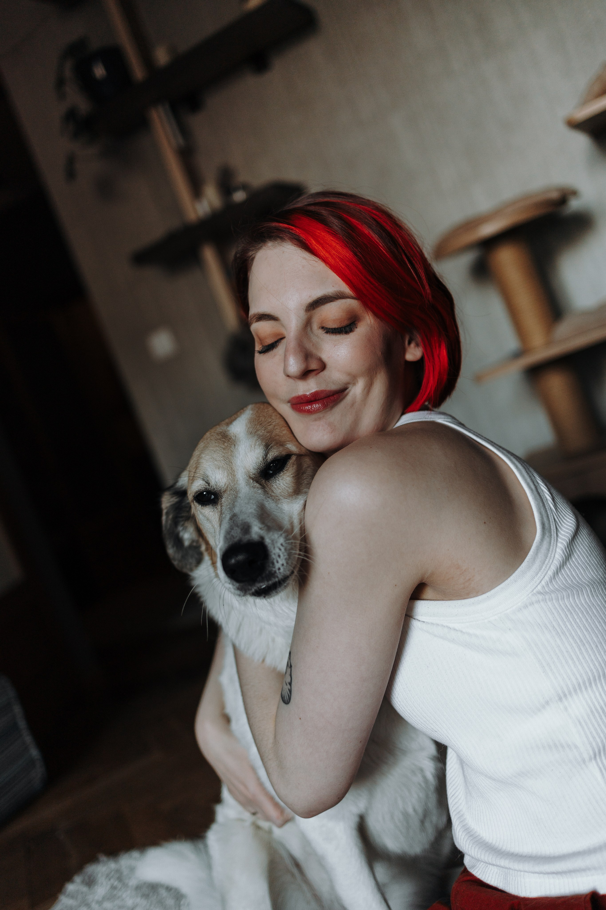 Саша и ее хвосты. Фотограф — Анималист | Санкт-Петербург