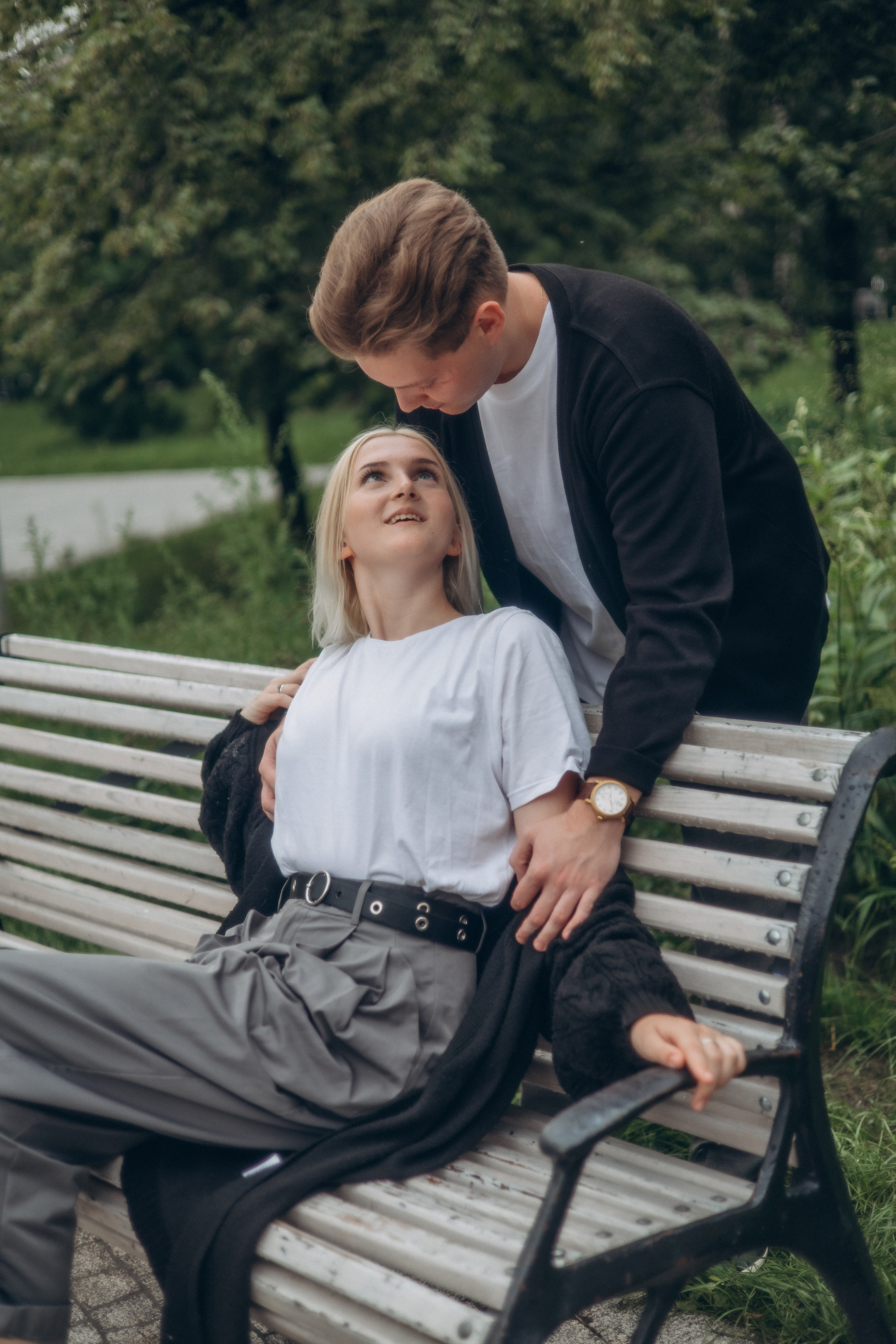 Love Story в парке. Семейный, детский, женский фотограф в Новосибирске Оля Борисова