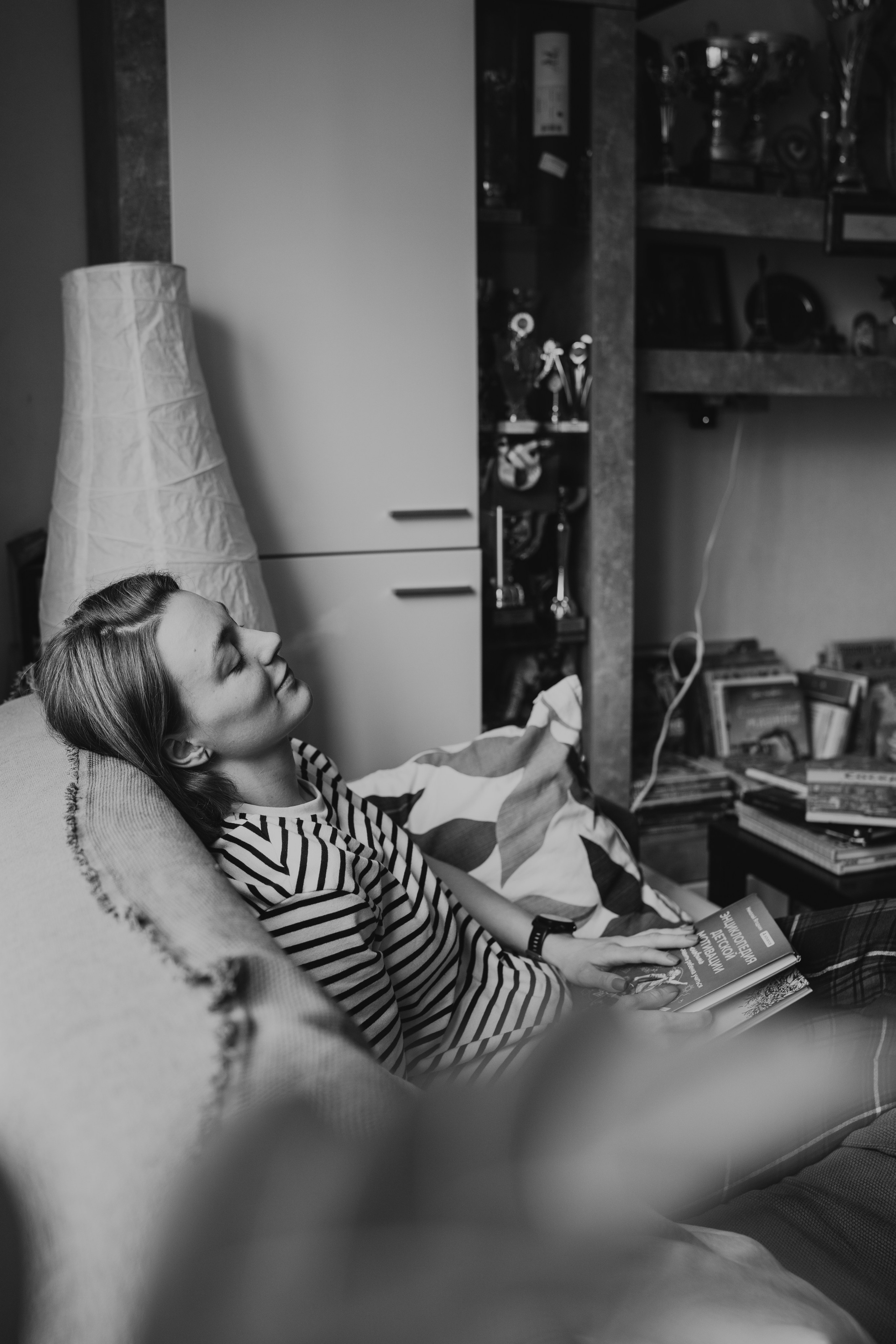 Домашняя семейная съемка: мама и сын. Фотограф Екатерина Канчалаба