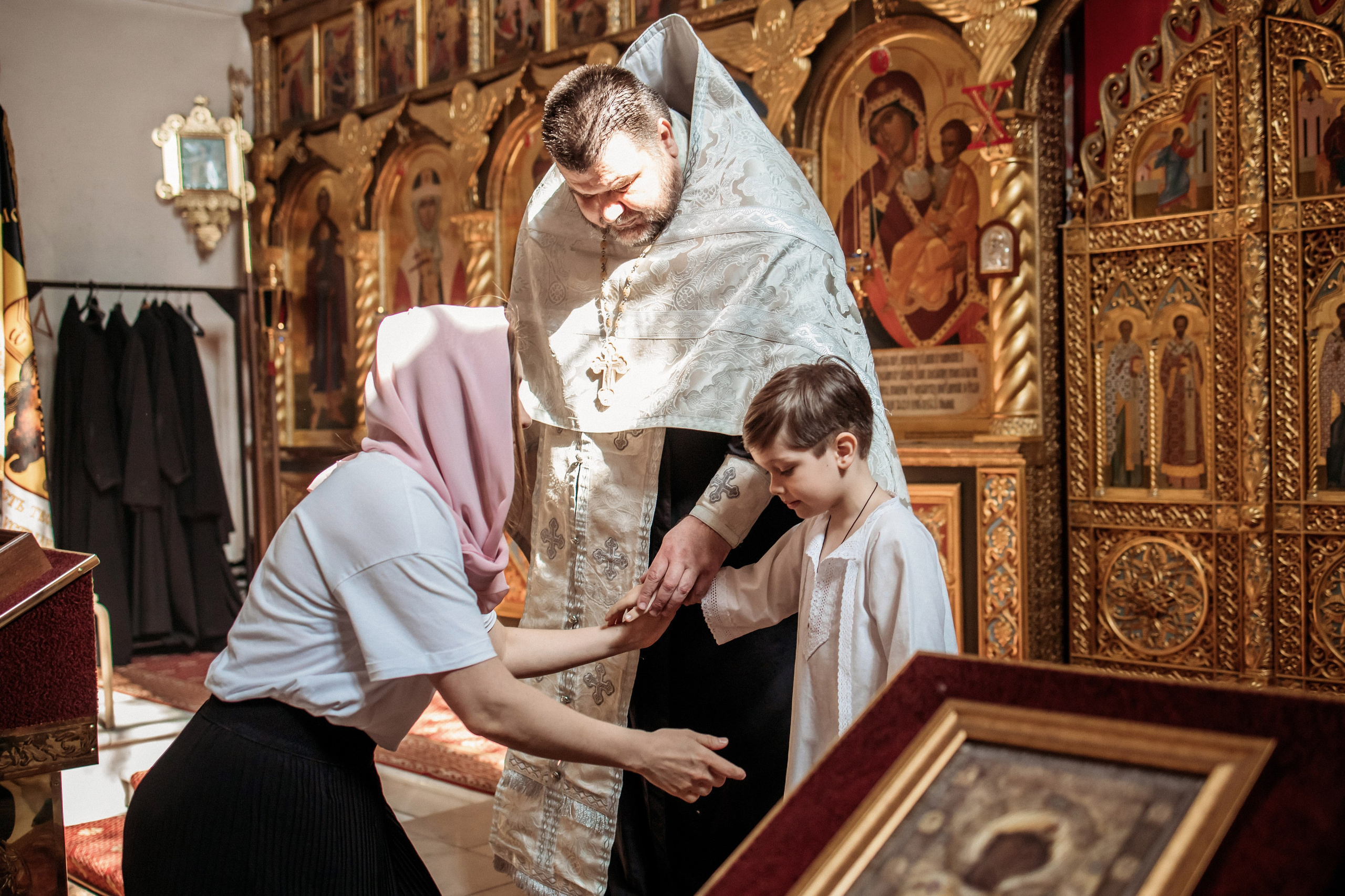 Крещение Александра. Семейный фотограф и видеограф Попова Юлия