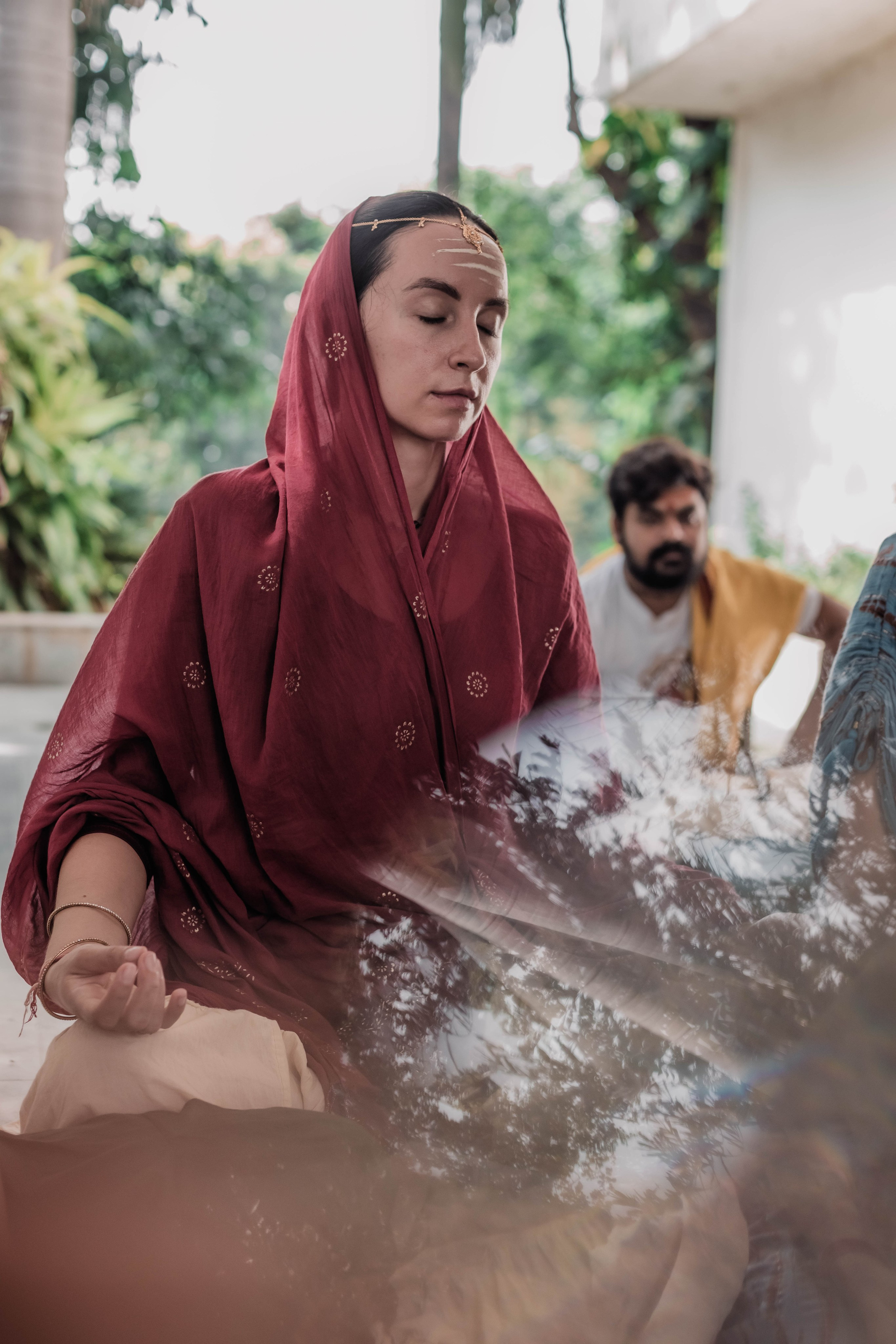 Pitri Paksha yagyas & poojas Devraha Baba ji ashram. Mariam Bagdasaryan