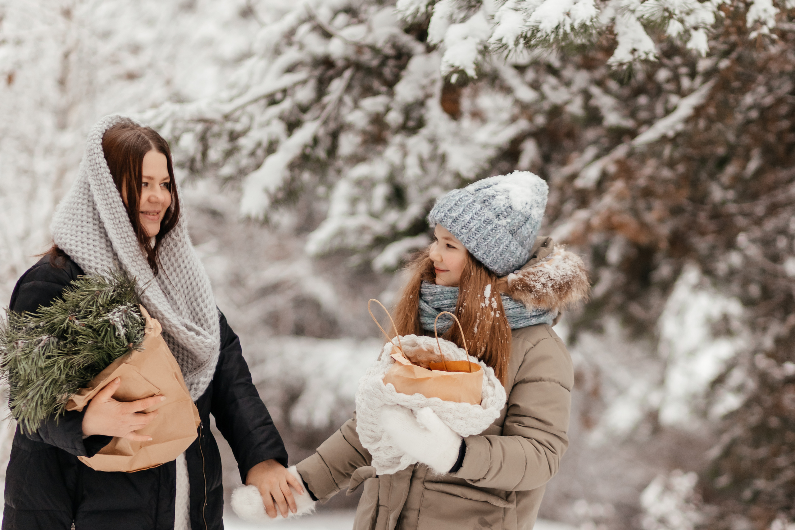 Зимняя прогулка. Семейный фотограф в Минске Приболовец Светлана
