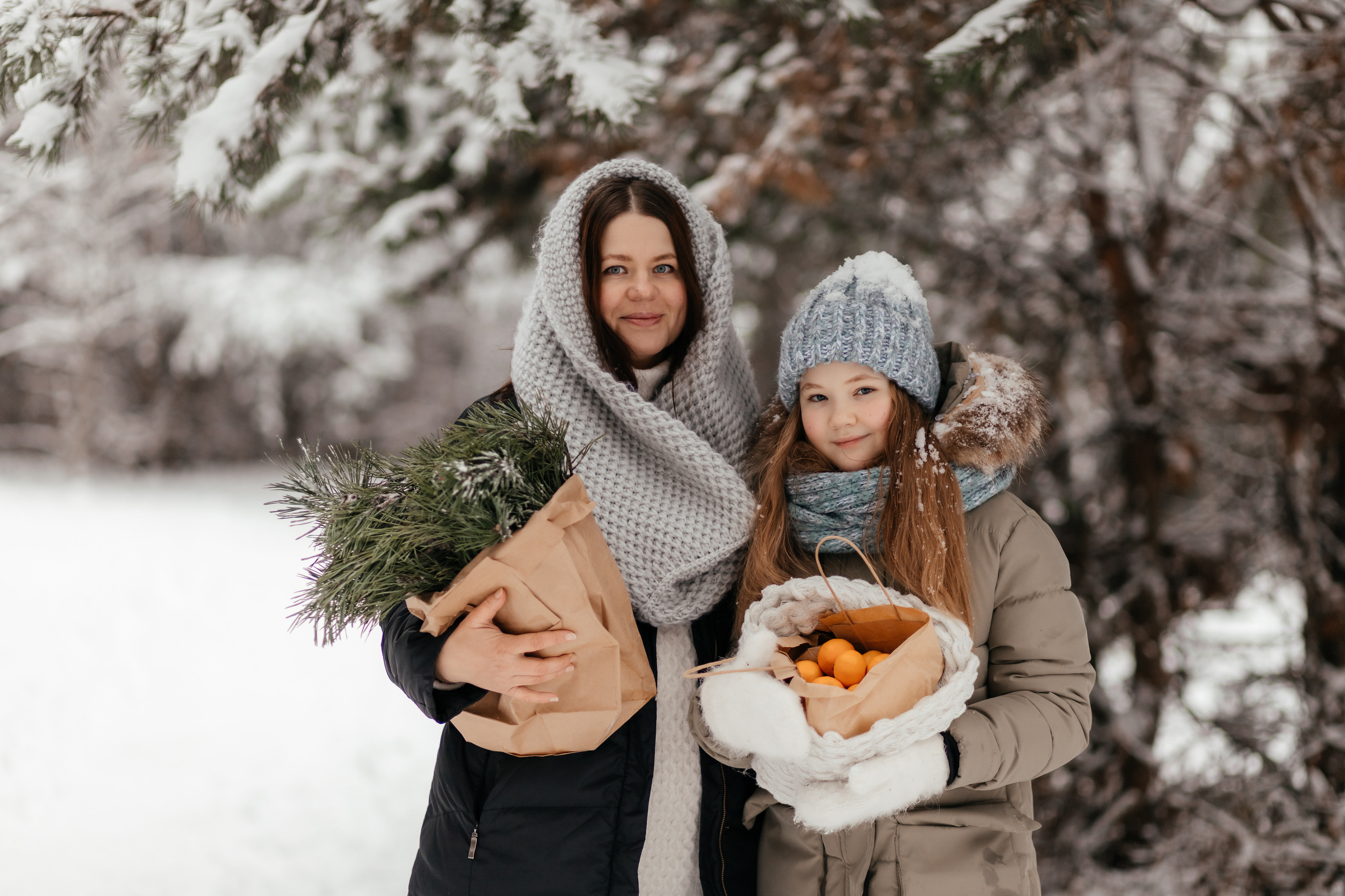 Зимняя прогулка. Семейный фотограф в Минске Приболовец Светлана