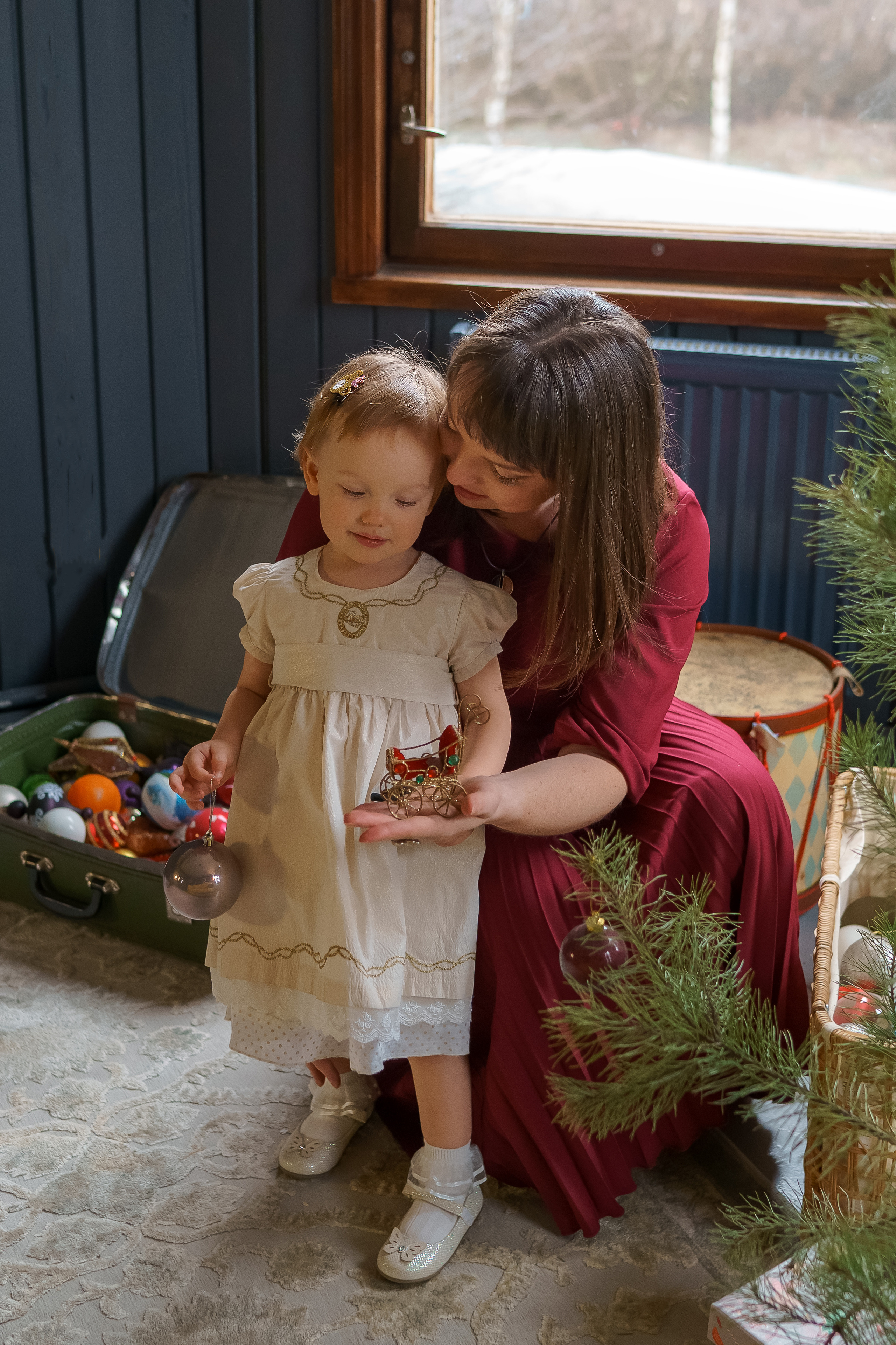 Предновогодняя семейная фотосессия