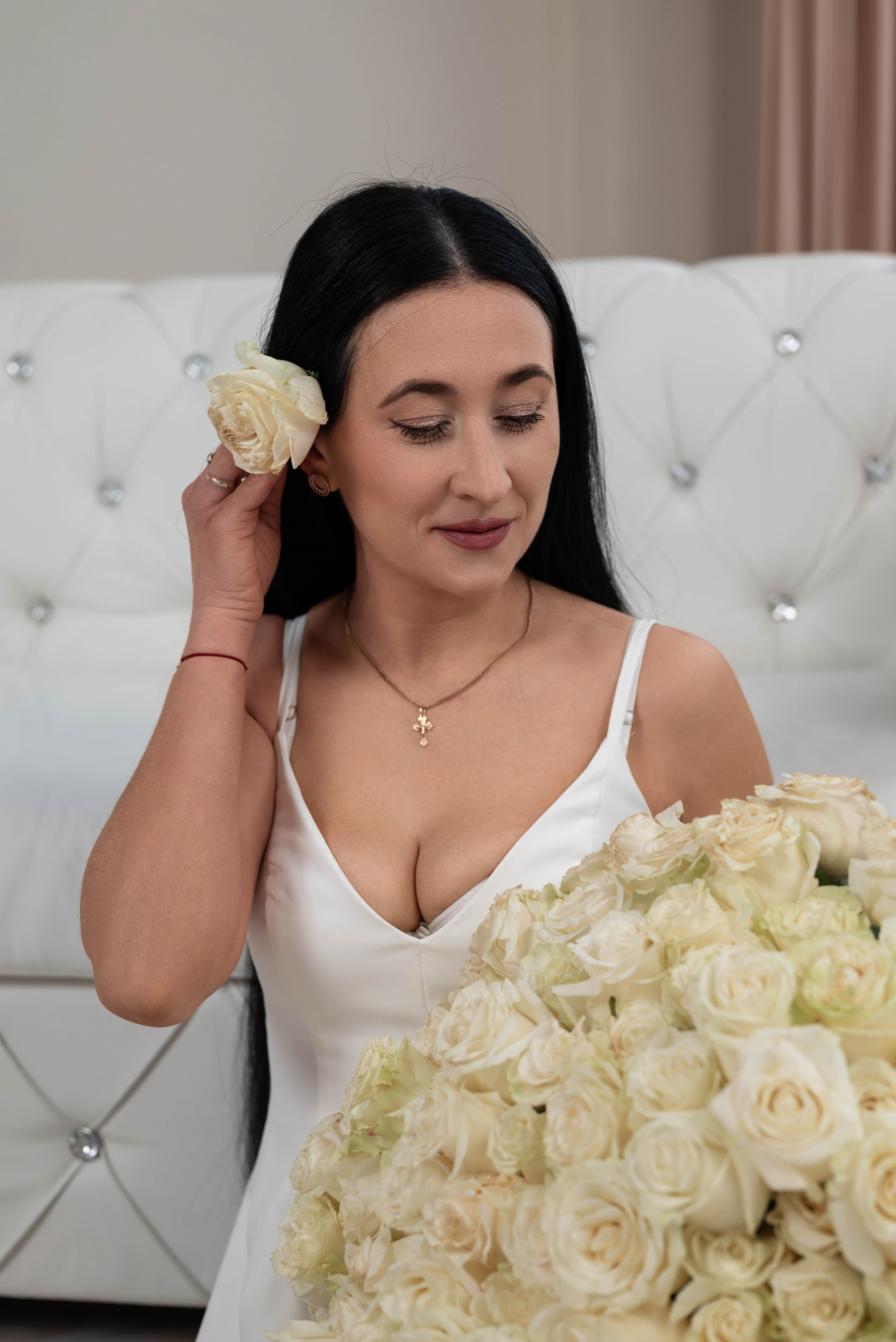 Фотопроект 101 белая роза 2026 год. Фотограф в городе Салават