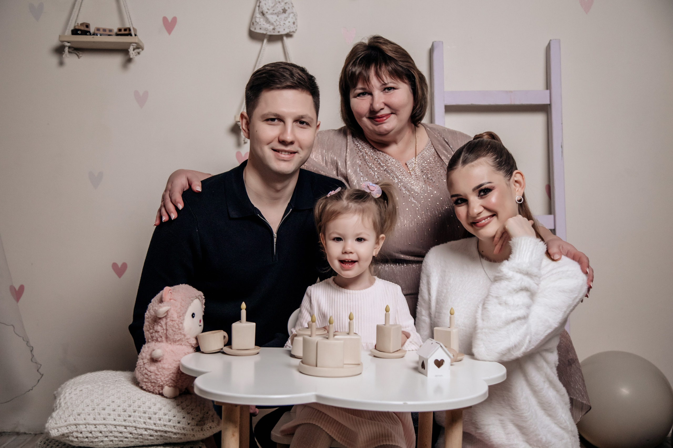 Семейная новогодняя фотосессия. Свадебный фотограф и видеограф Саша и Таня в Саратове