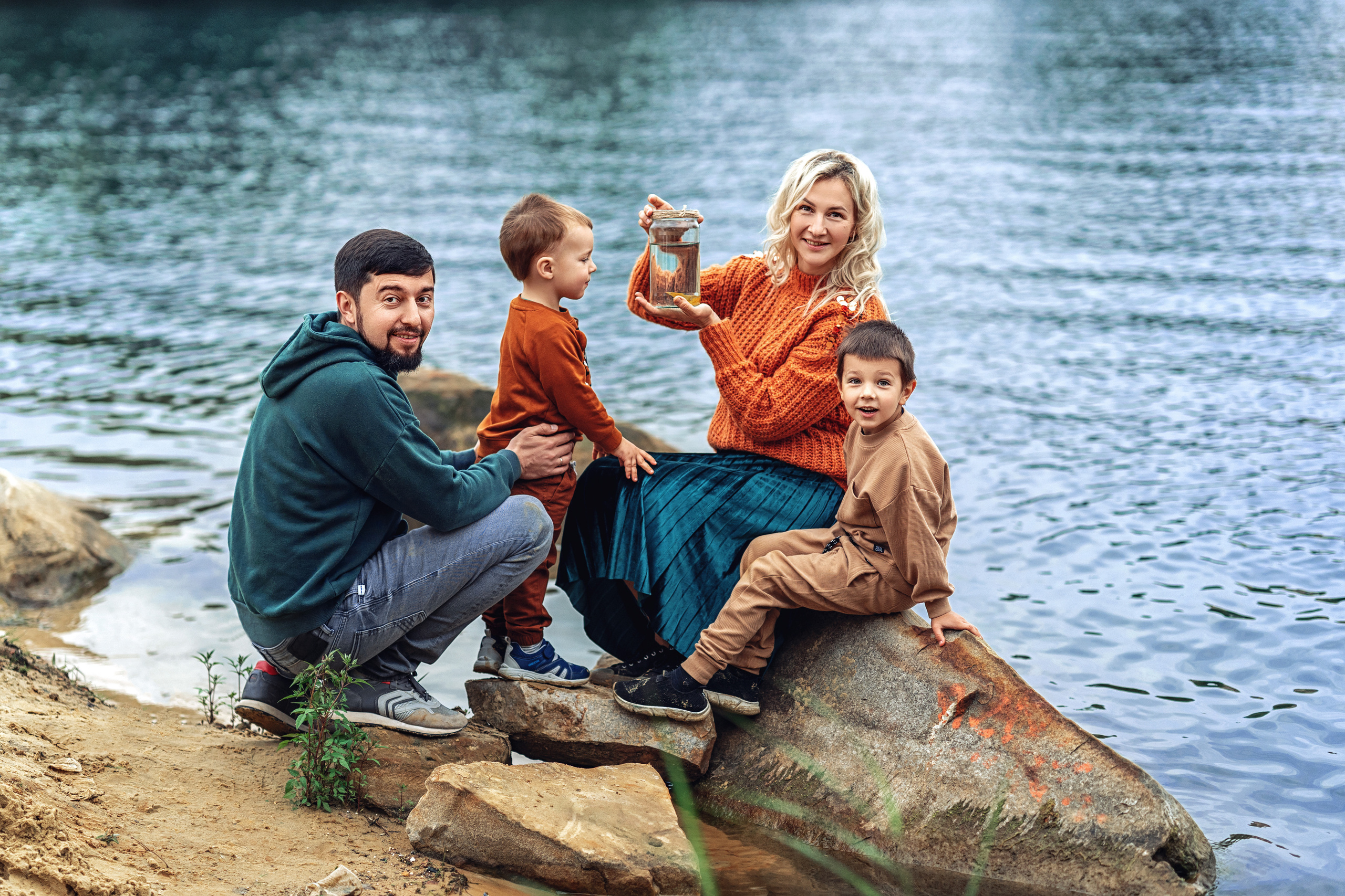 Прогулка в карьере. Фотограф \ Видеограф на Крещение, Венчание Москва| Семейные съемки