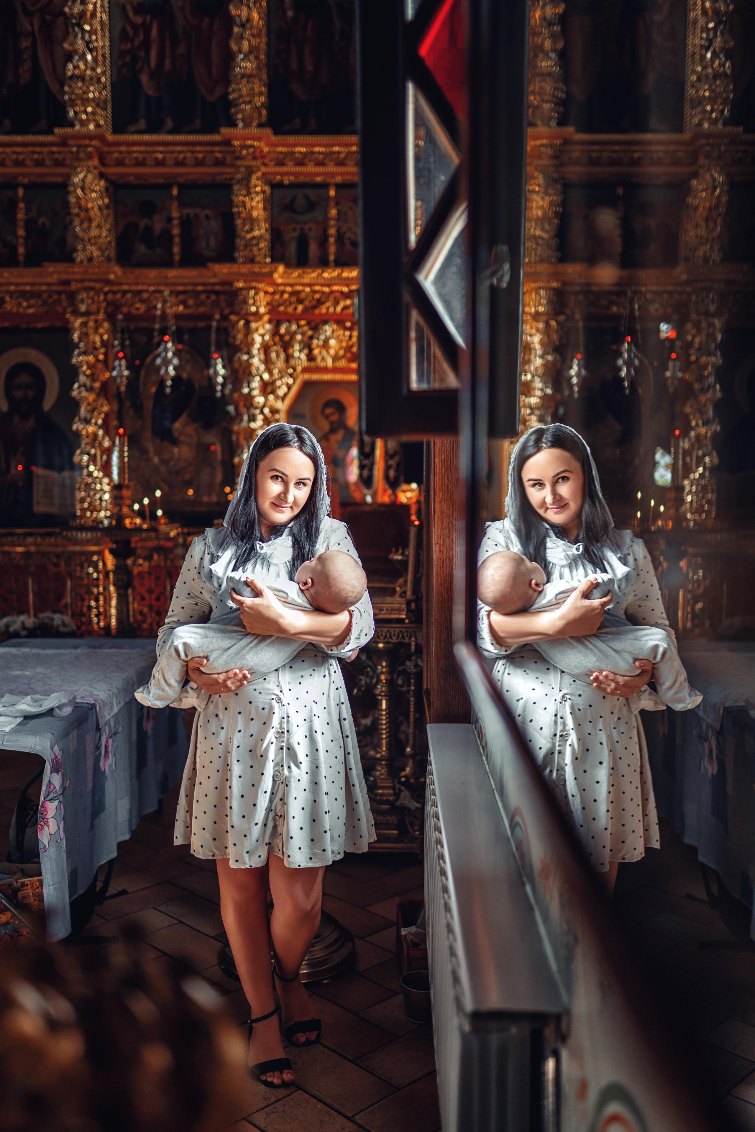 Фотограф на крещение Москва. Храм Казанской в Котельниках. Фотограф \ Видеограф на Крещение, Венчание Москва| Семейные съемки