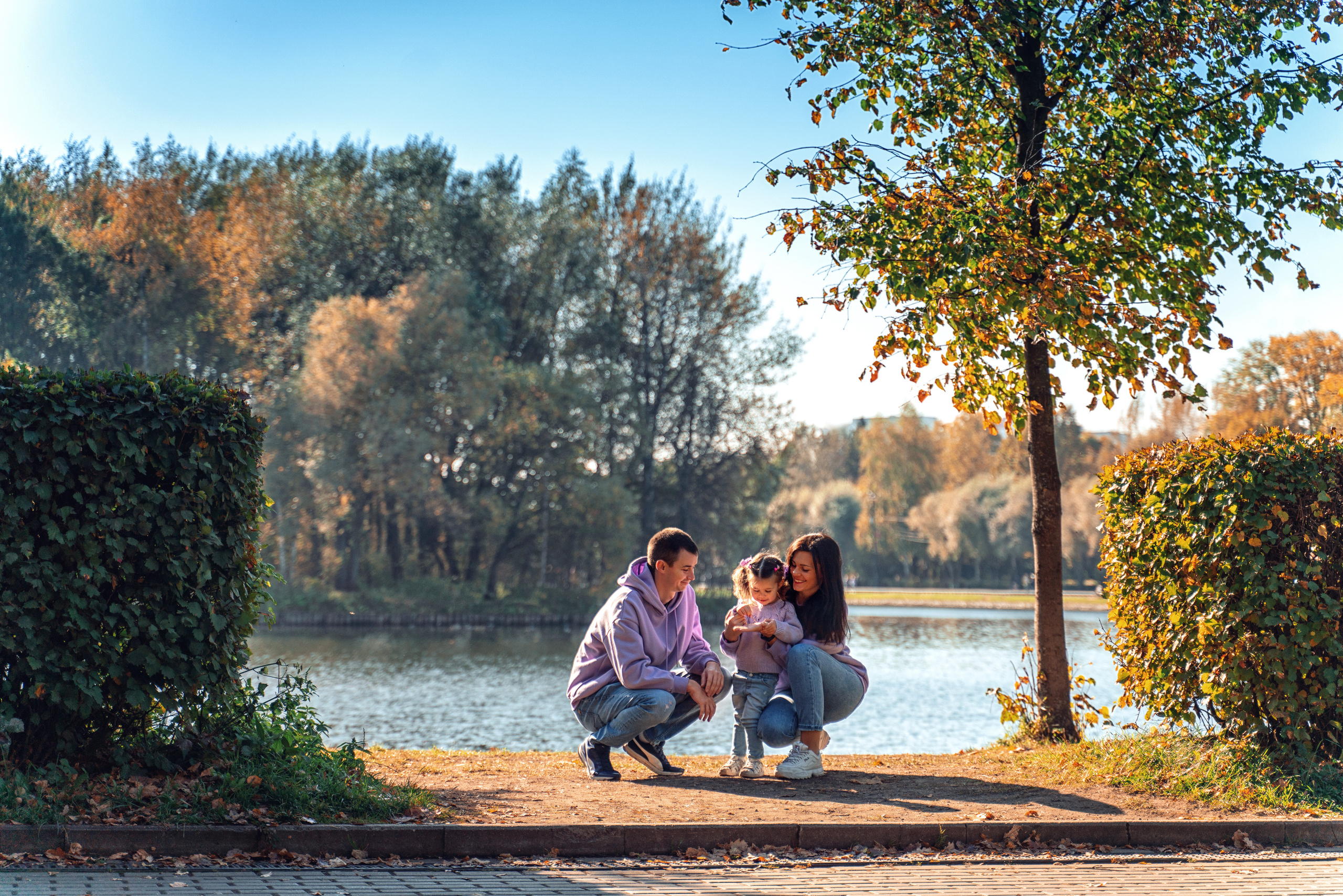 Осенняя прогулка в Измайловском парке. Фотограф \ Видеограф на Крещение, Венчание Москва| Семейные съемки