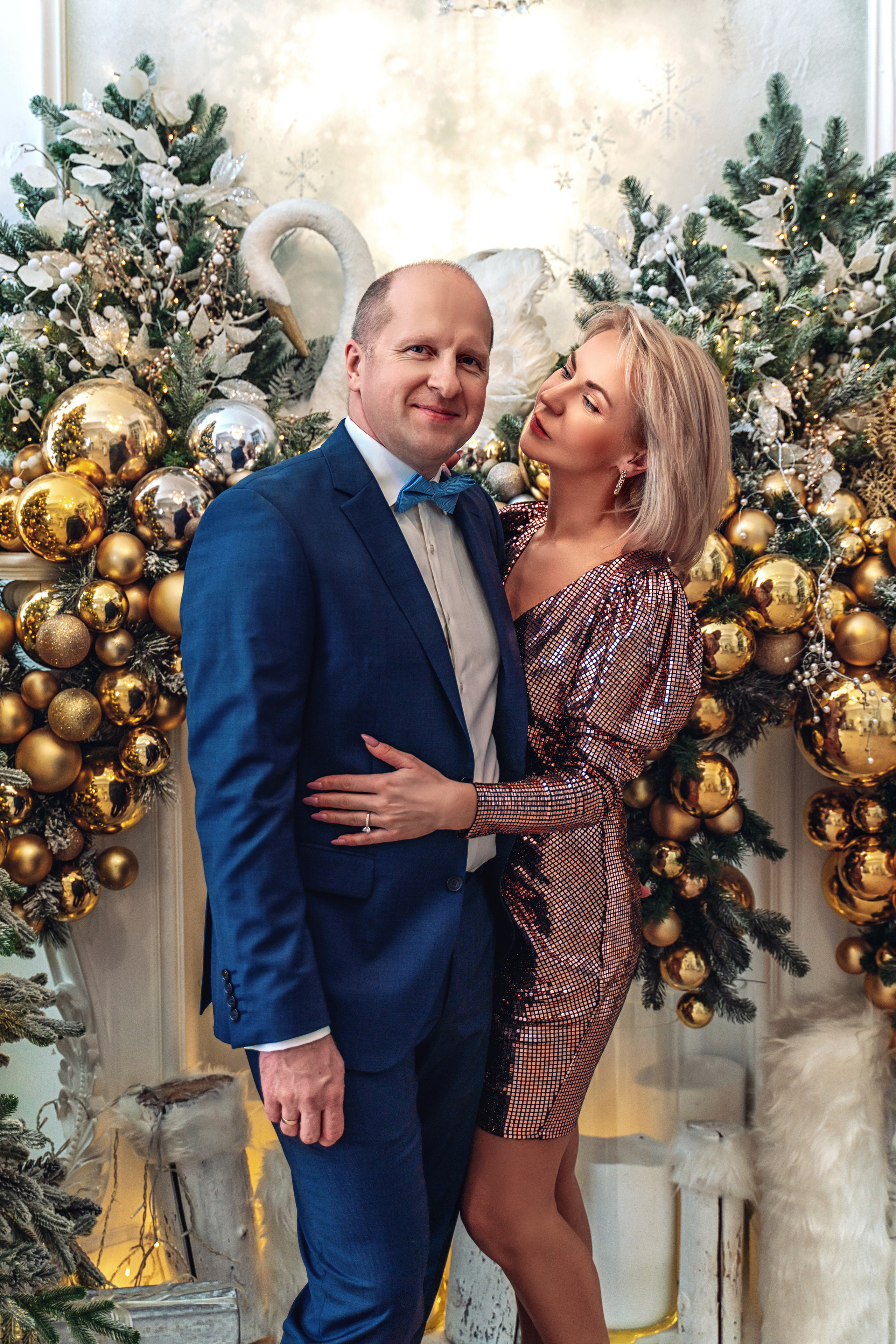 Новый год. Оксана. Зал Сезар. Фотограф \ Видеограф на Крещение, Венчание Москва| Семейные съемки