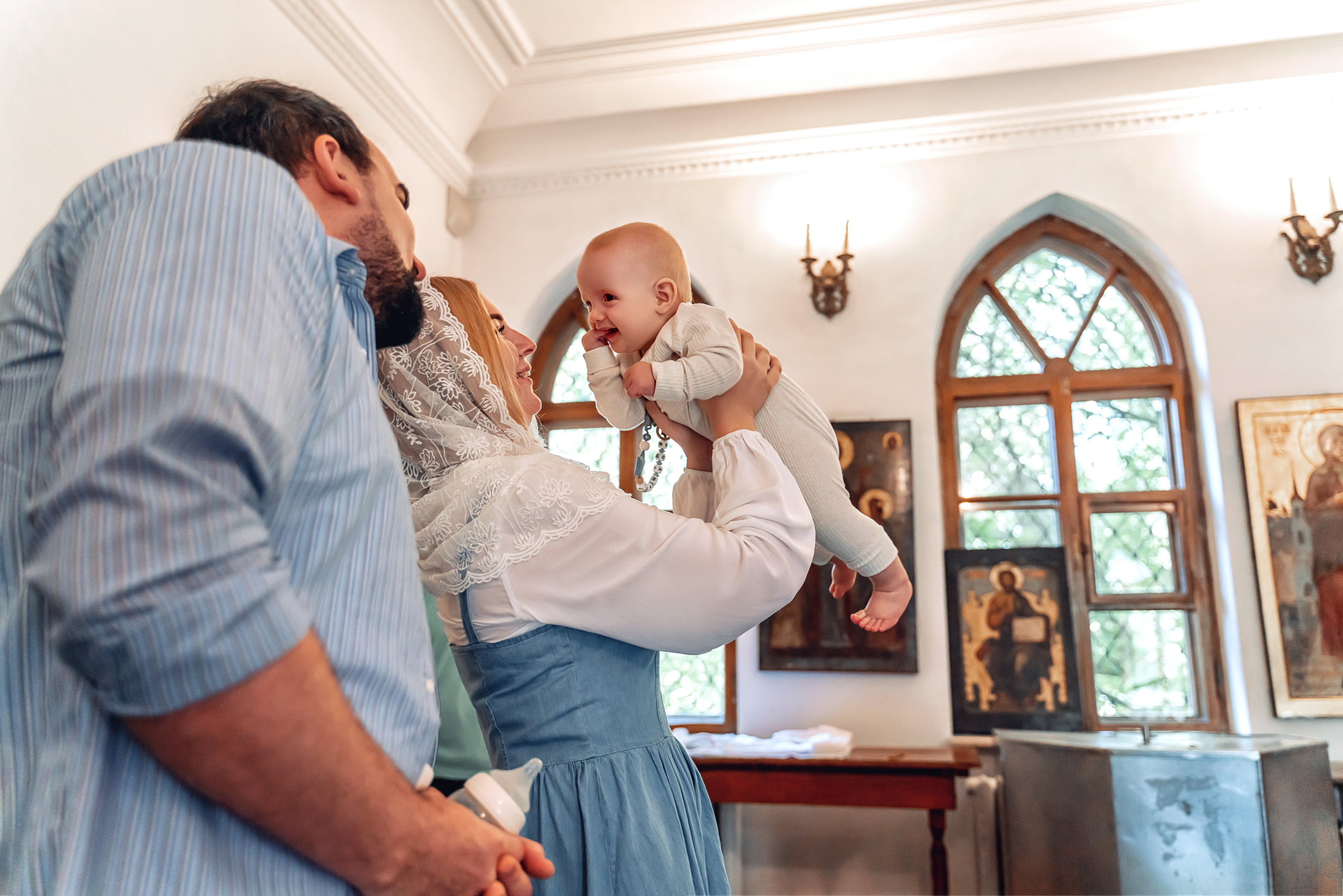Фотограф на крещение Москва. Храм Божией матери в Царицино. Фотограф \ Видеограф на Крещение, Венчание Москва| Семейные съемки