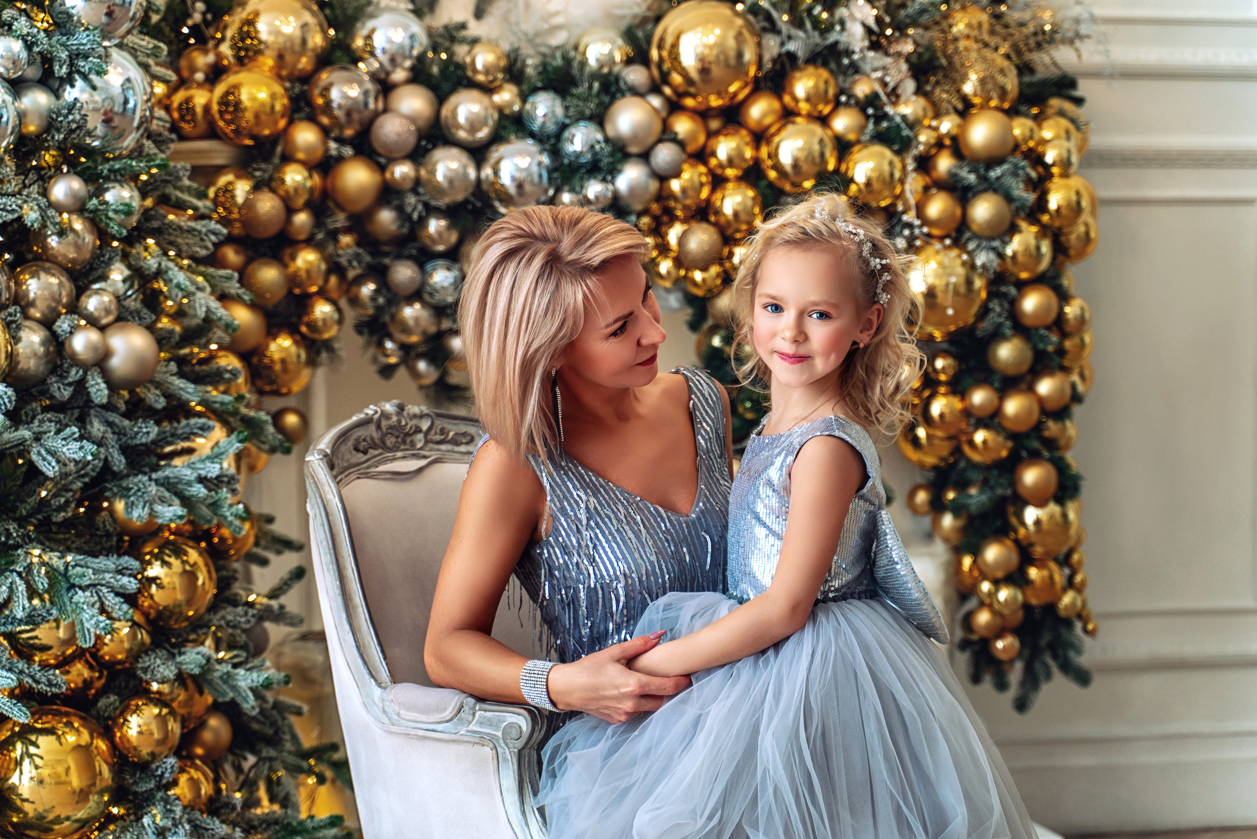 Новый год. Оксана. Зал Сезар. Фотограф \ Видеограф на Крещение, Венчание Москва| Семейные съемки