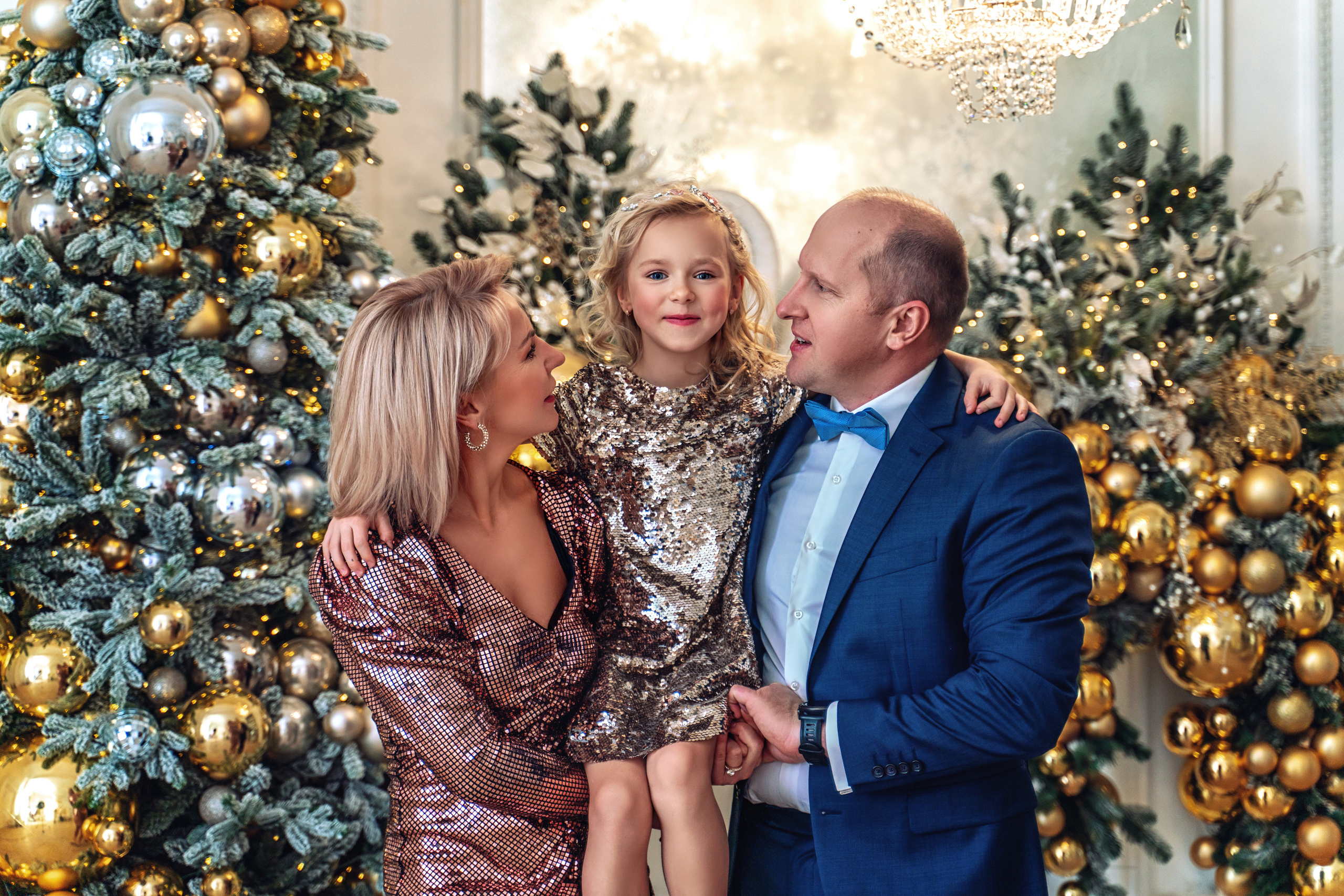 Новый год. Оксана. Зал Сезар. Фотограф \ Видеограф на Крещение, Венчание Москва| Семейные съемки