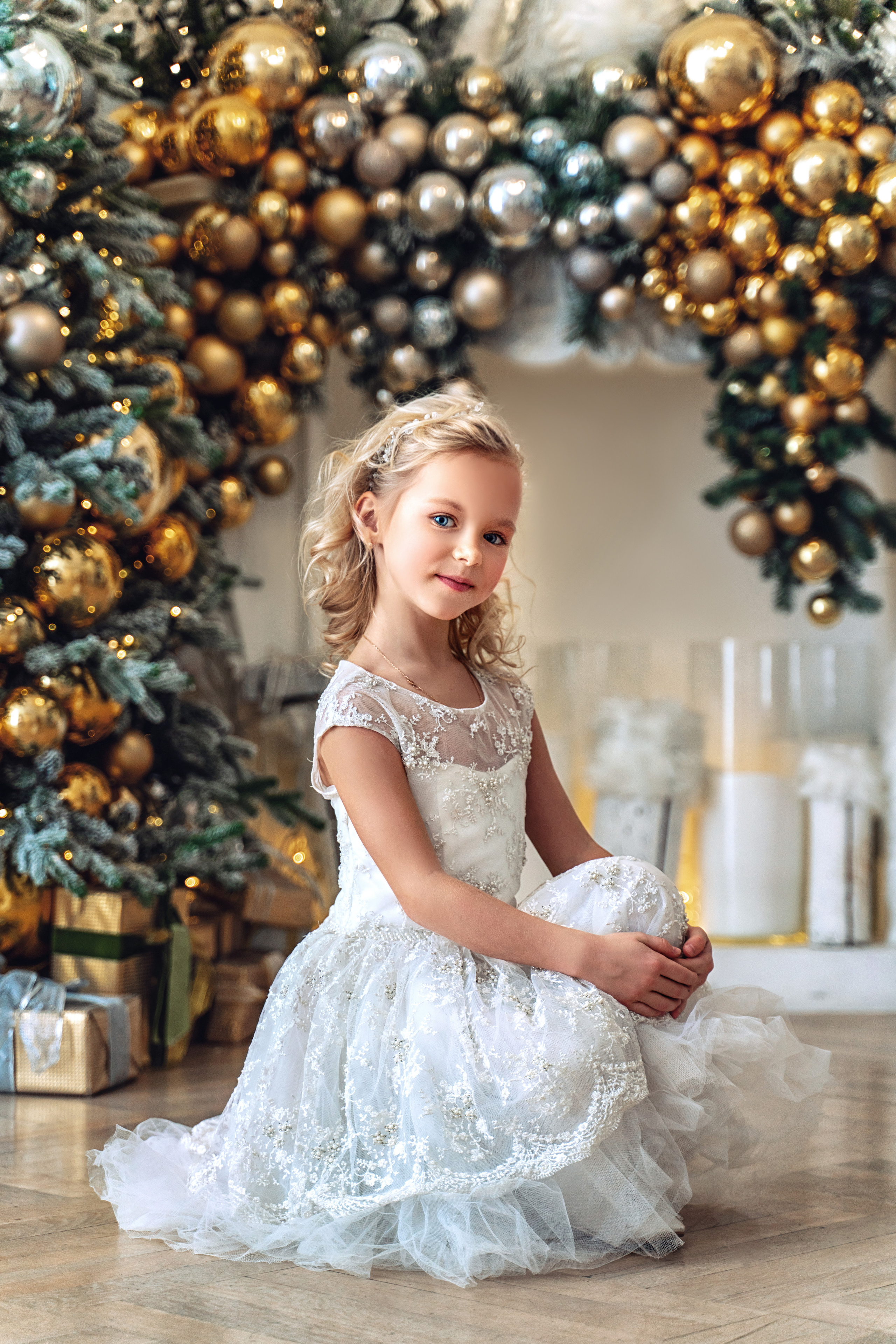 Новый год. Оксана. Зал Сезар. Фотограф \ Видеограф на Крещение, Венчание Москва| Семейные съемки