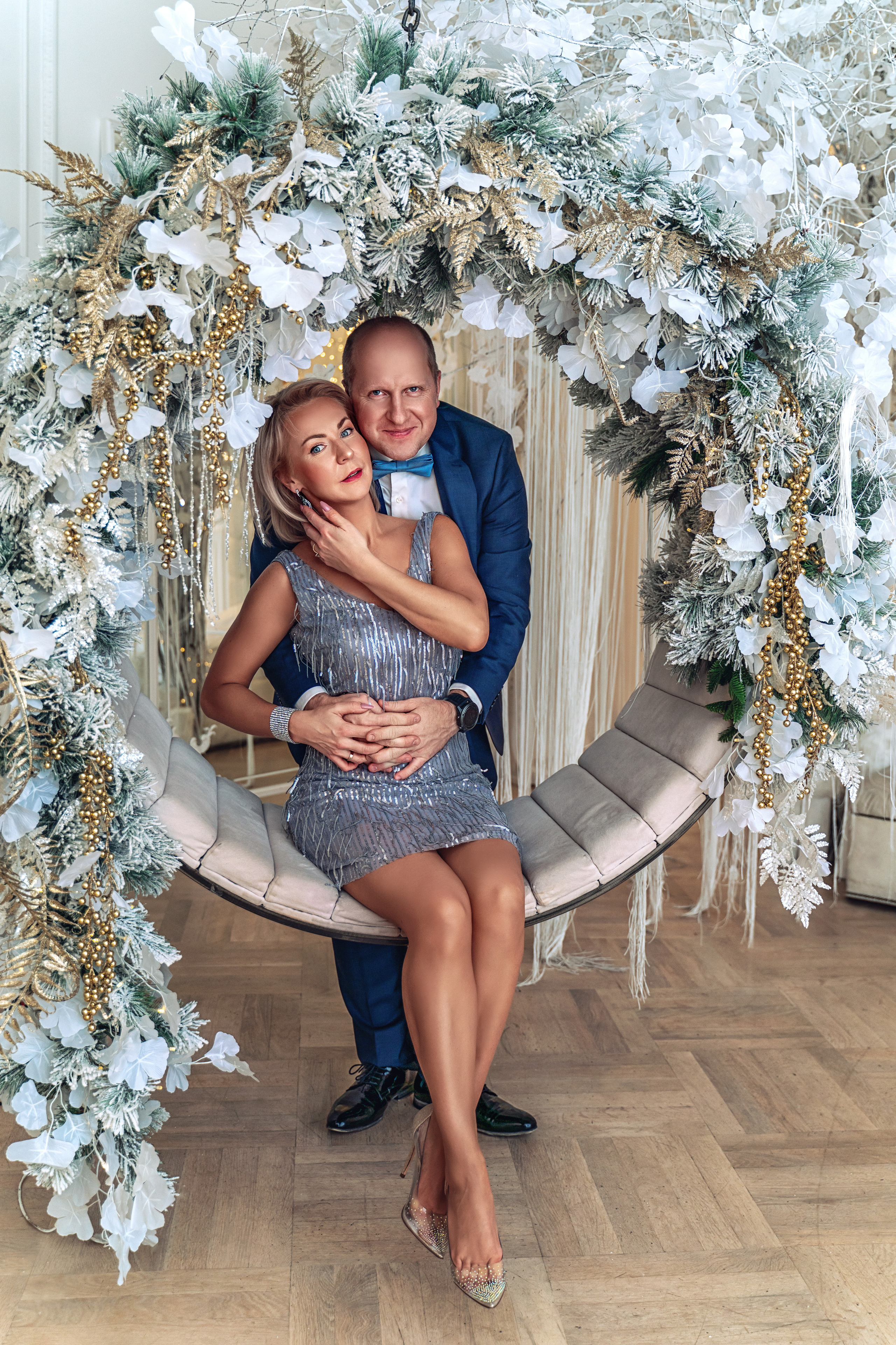 Новый год. Оксана. Зал Сезар. Фотограф \ Видеограф на Крещение, Венчание Москва| Семейные съемки