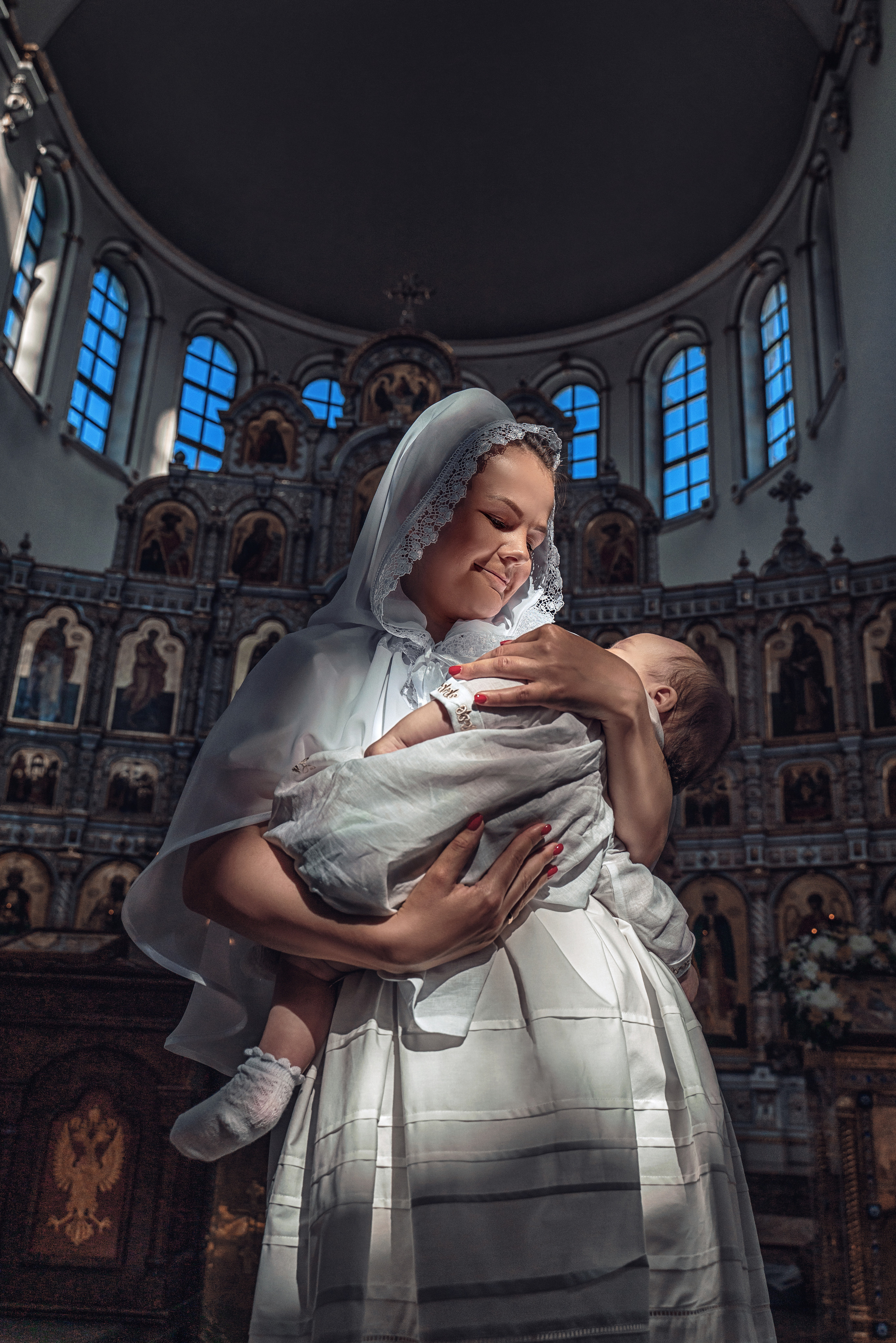 Фотограф на крещение Москва. Храм Живоначальной Троицы. Фотограф \ Видеограф на Крещение, Венчание Москва| Семейные съемки